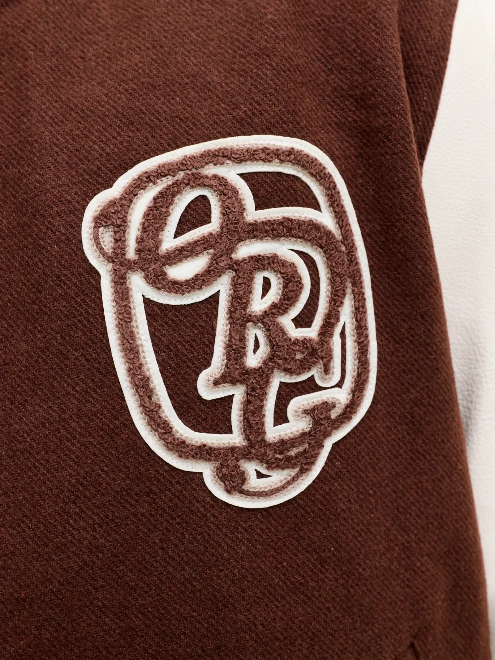 Giubbino college Jack & Jones marrone e panna - Image 5