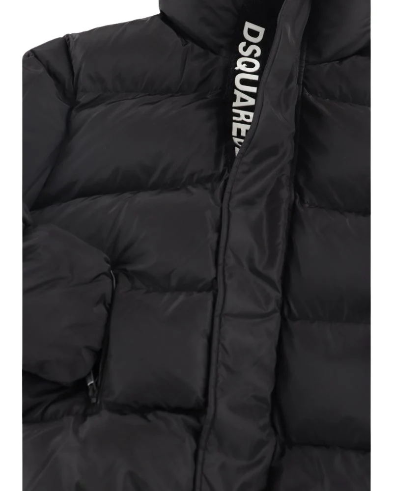 Giubbino con cappuccio Dsquared nero - Image 2