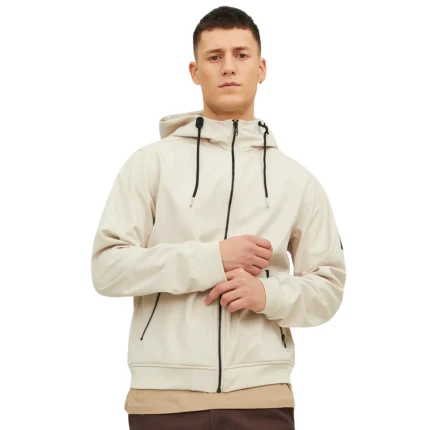 Giubbino con cappuccio Jack & Jones bianco - Image 2