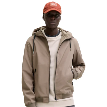 Giubbino con cappuccio Jack & Jones fango - Image 3