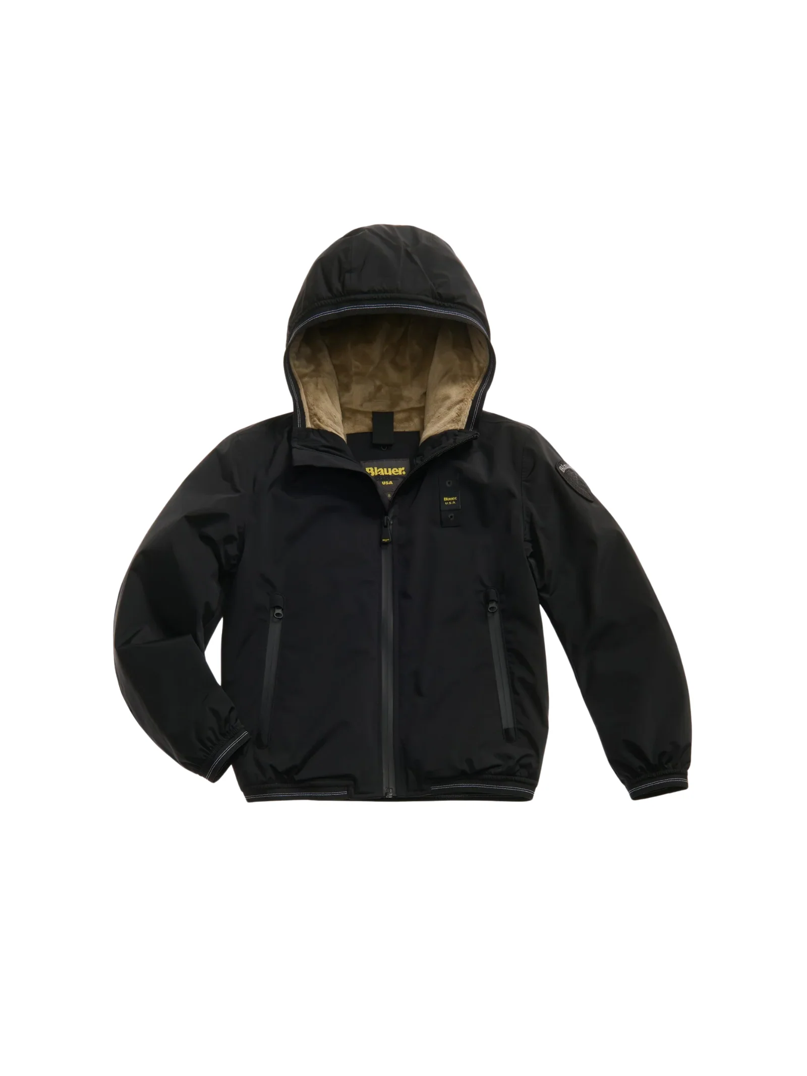 Giubbino con pelliccia interna "Cedric Junior" Blauer nero