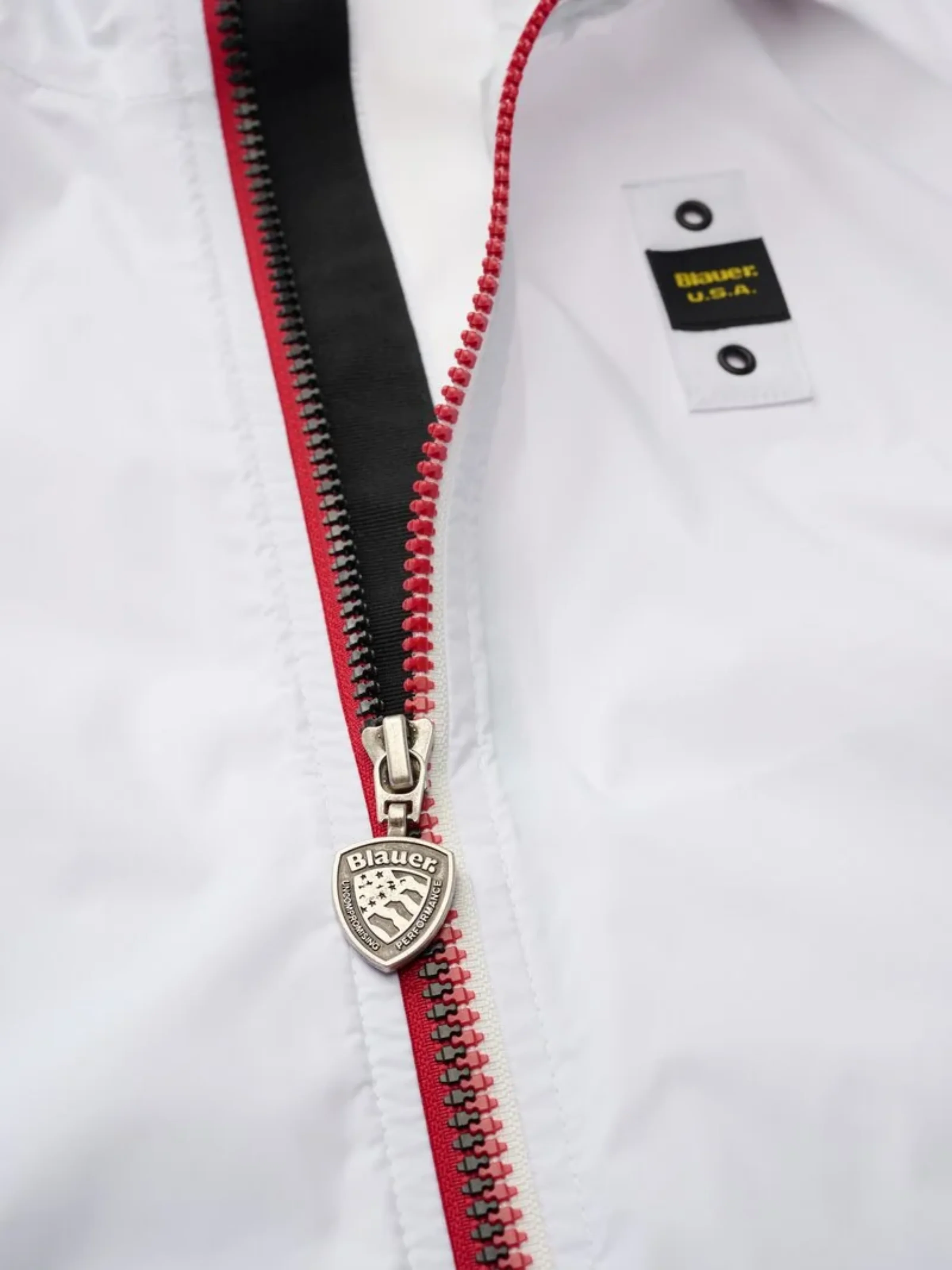 Giubbino "Dodge Junior" Blauer bianco con strisce vento a righe - Image 2