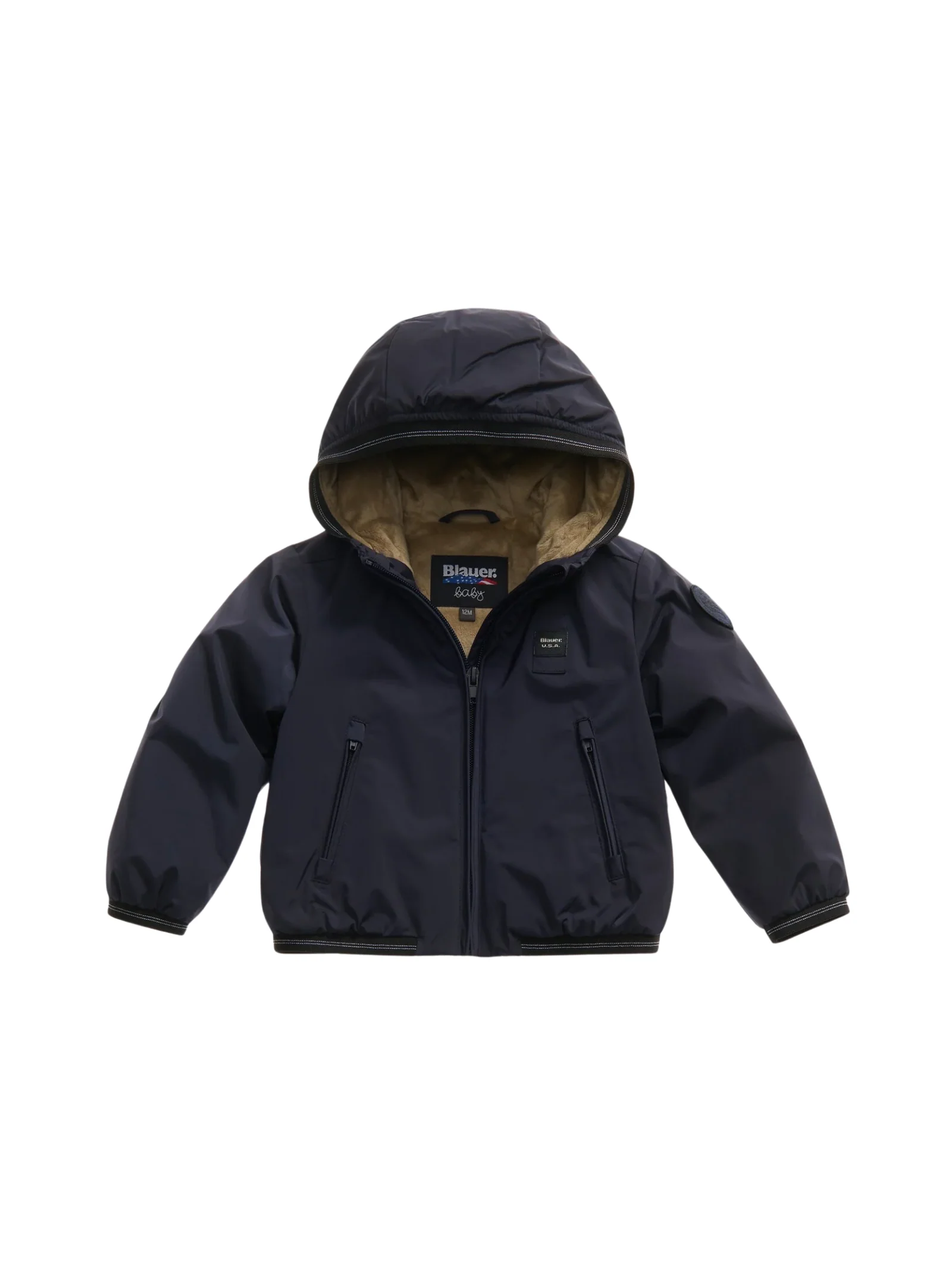 Giubbino "Edith baby" Blauer blu con interno in pelliccia