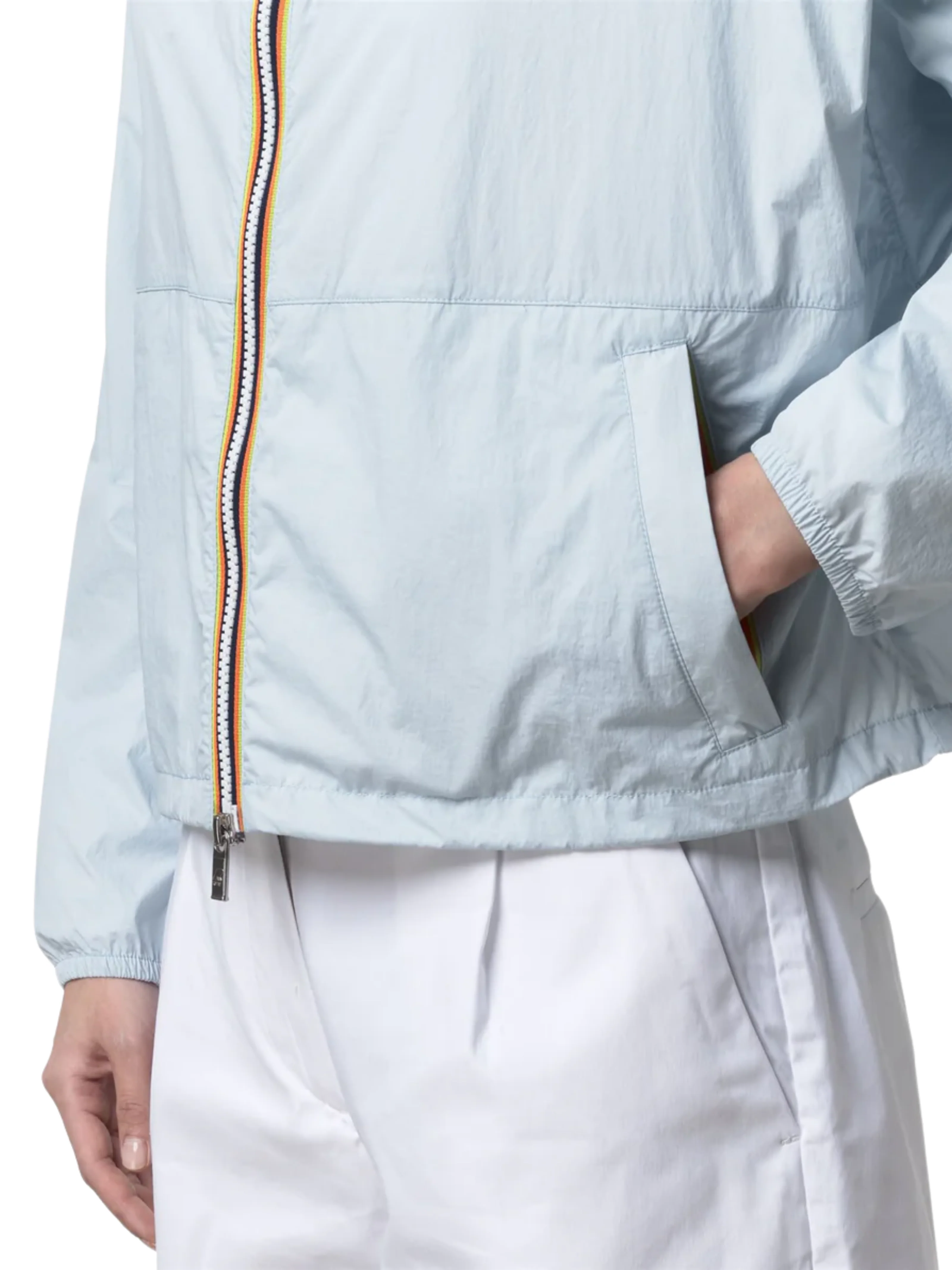 Giubbino "Gastonin Ultralight Af" K-Way azzurro - Image 2