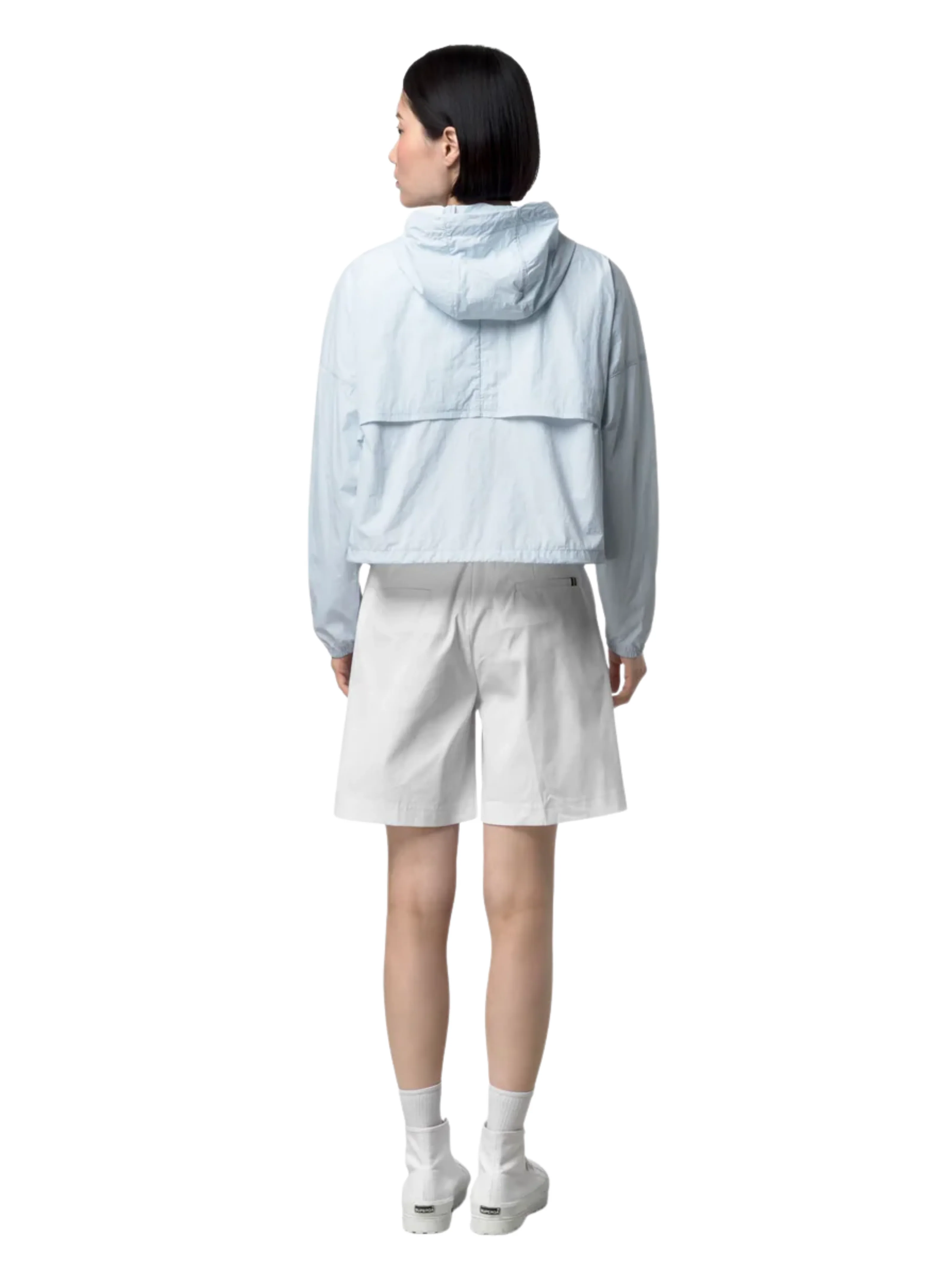 Giubbino "Gastonin Ultralight Af" K-Way azzurro - Image 5