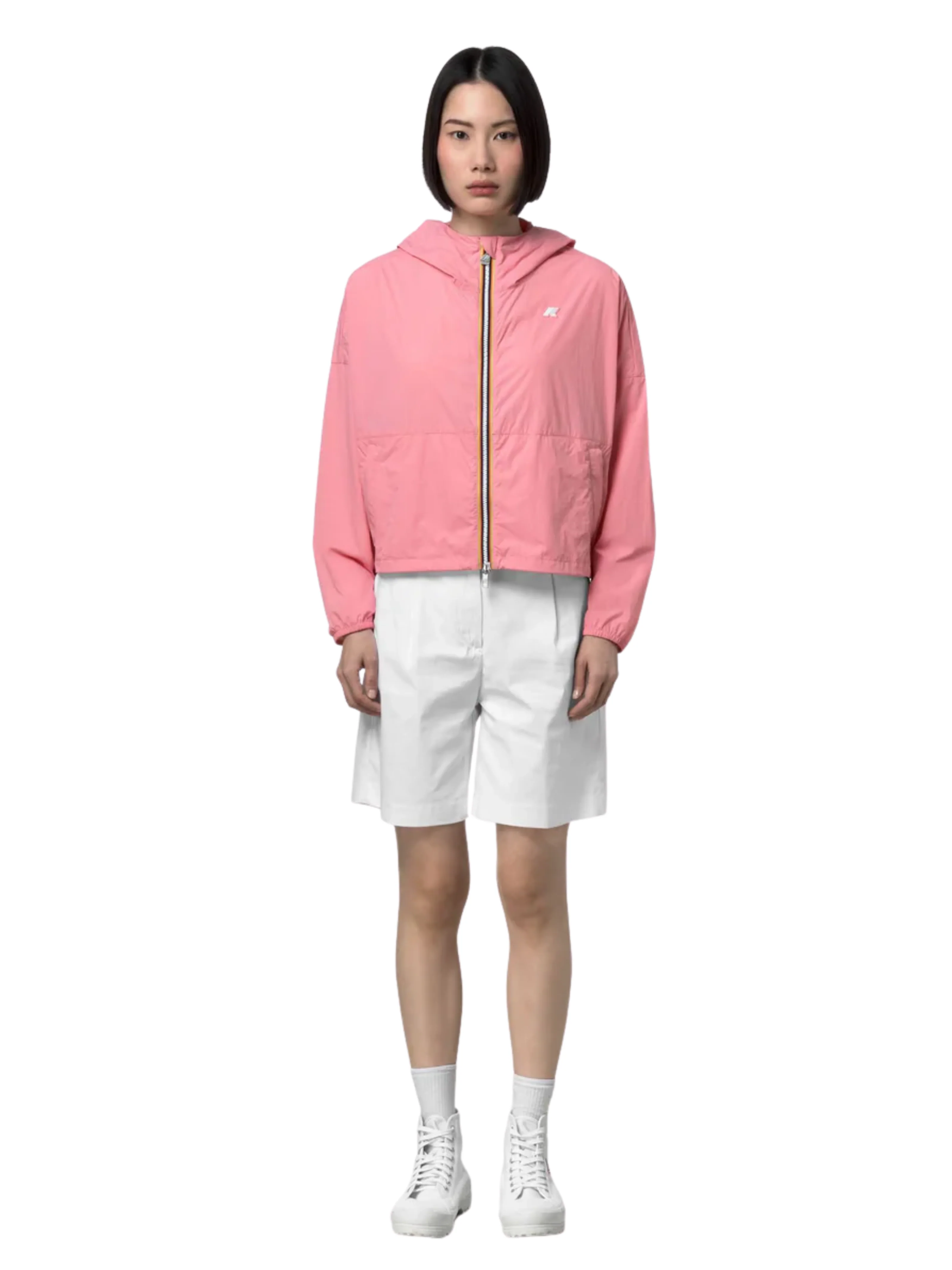 Giubbino "Gastonin Ultralight Af" K-Way rosa - Image 3