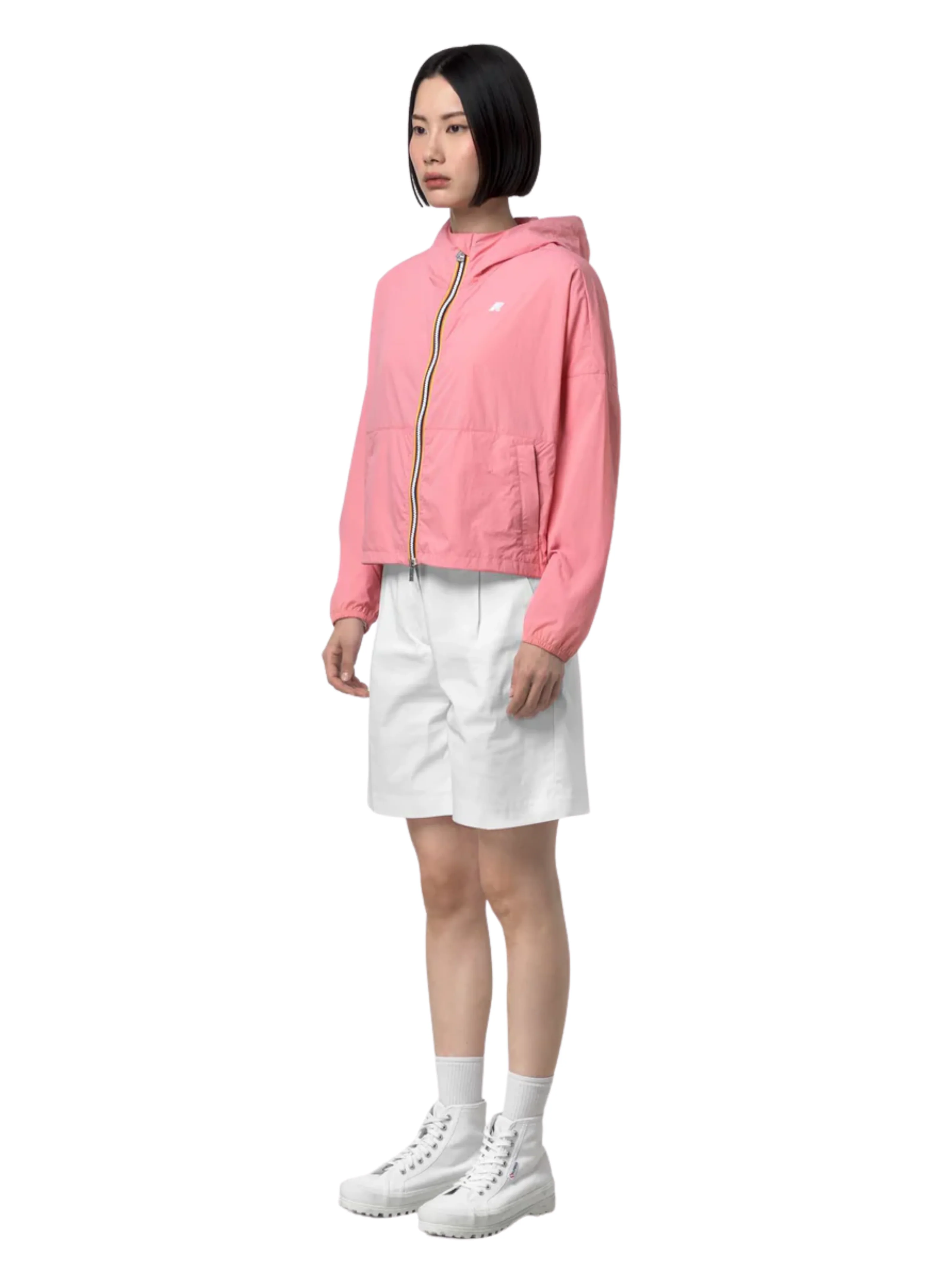 Giubbino "Gastonin Ultralight Af" K-Way rosa - Image 4