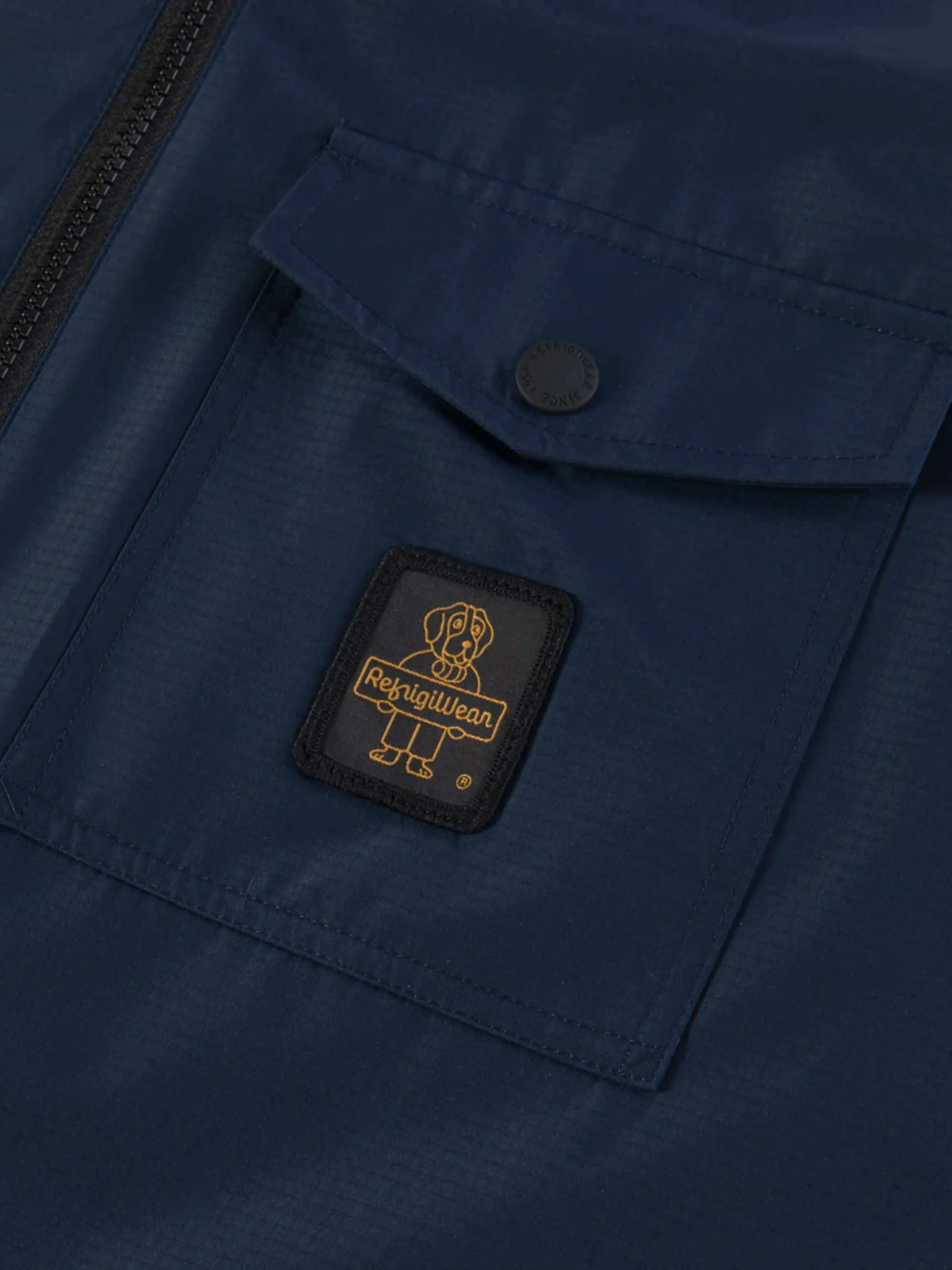 Giubbino "Hood Light Captain" Refrigiwear blu - Image 4