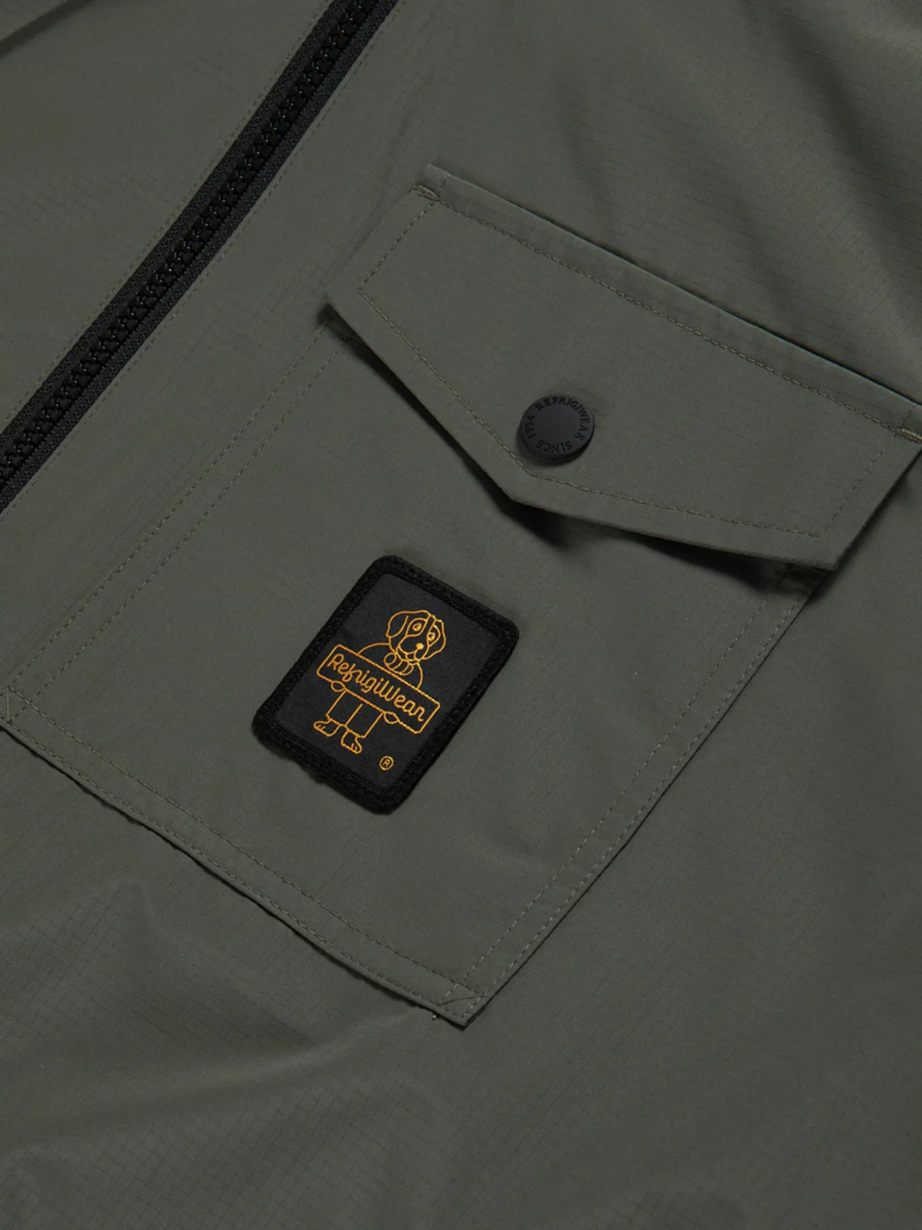 Giubbino "Hood Light Captain" Refrigiwear verde - Image 4