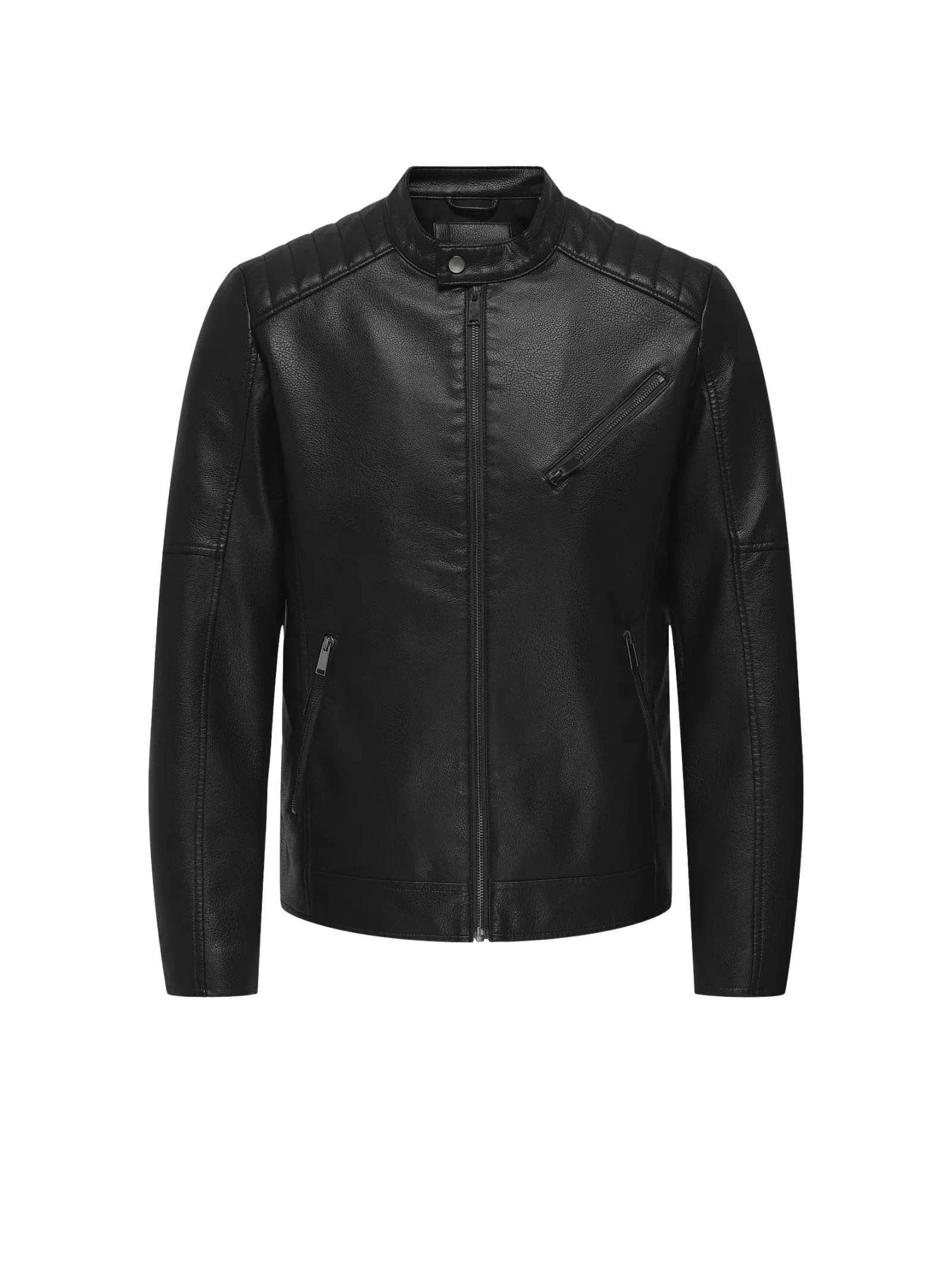 Giubbino in ecopelle "holger" Only & Sons nero