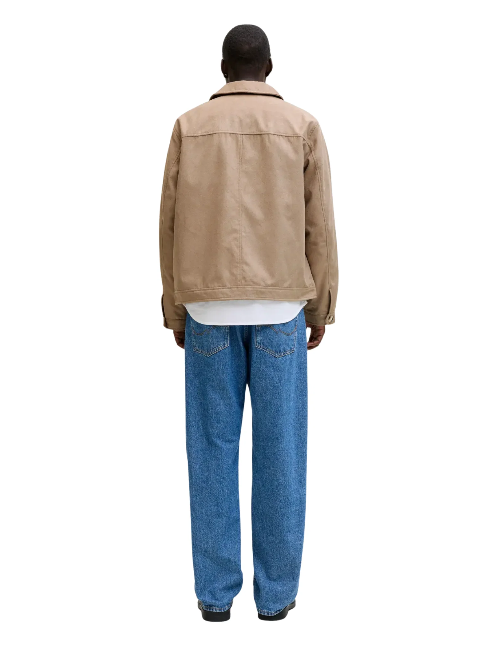 Giubbino Jack & Jones beige con bottoni - Image 3