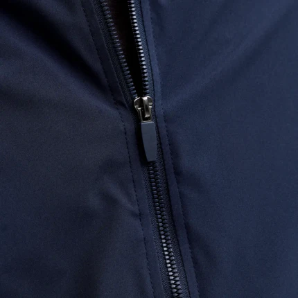 Giubbino Jack & Jones blu navy con colletto a costine - Image 4