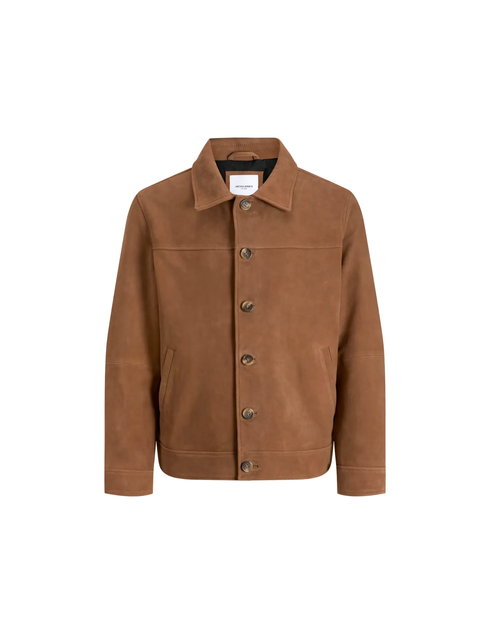 Giubbino Jack & Jones tabacco con bottoni