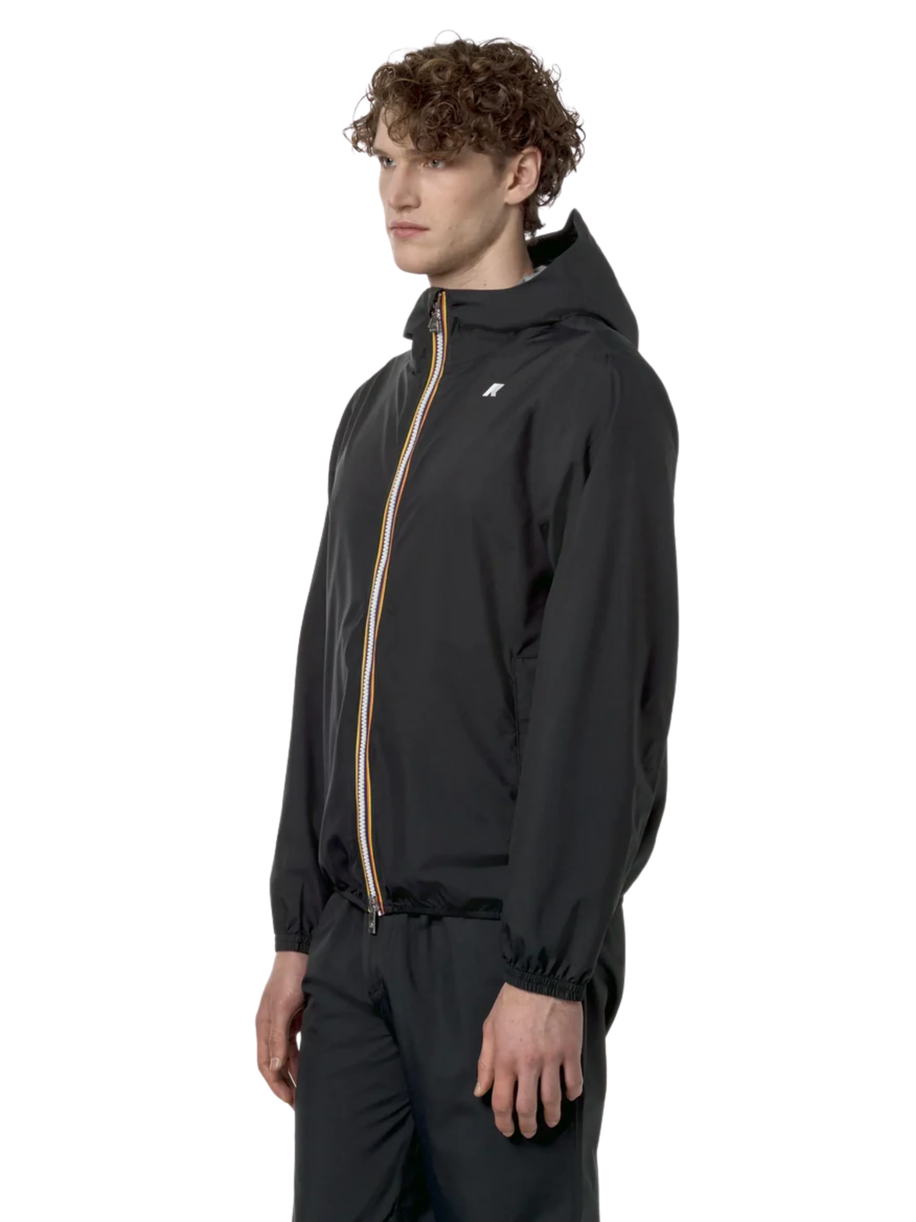 Giubbino "Jack Stretch Dot" K-Way nero - Image 4