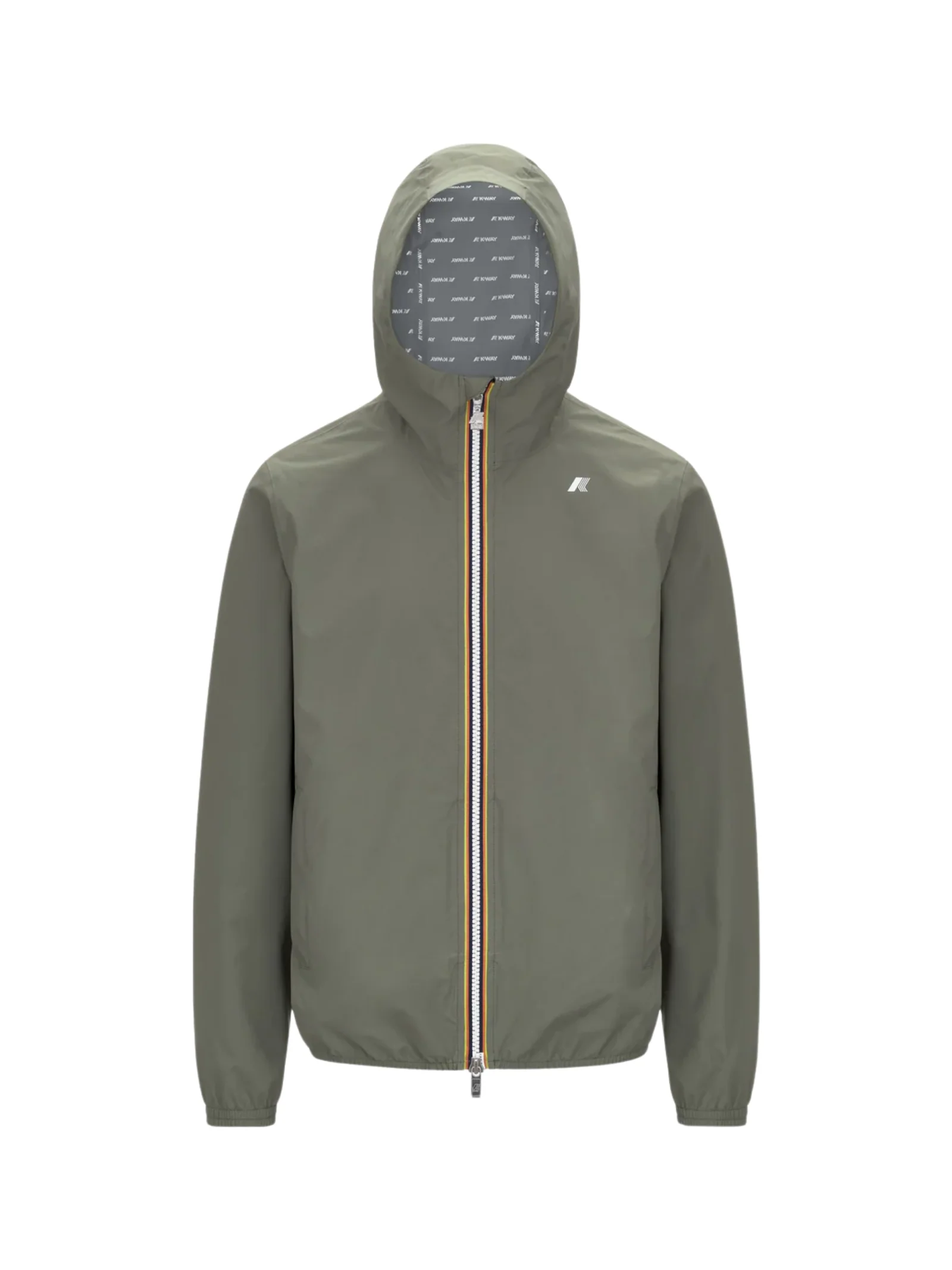Giubbino "Jack Stretch dot" K-Way verde