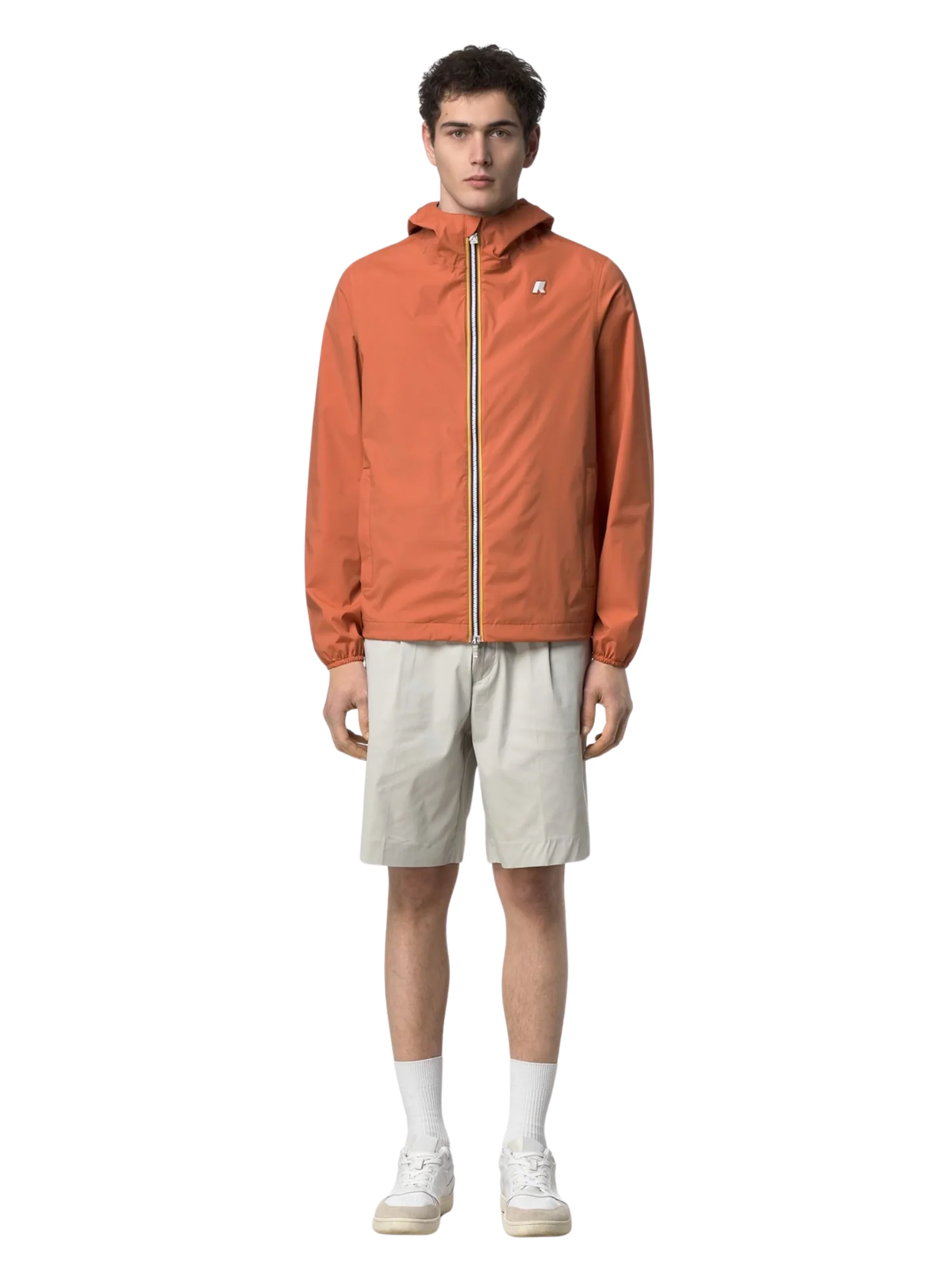 Giubbino "Jack Stretch Nylon Jersey" K-Way arancione - Image 3