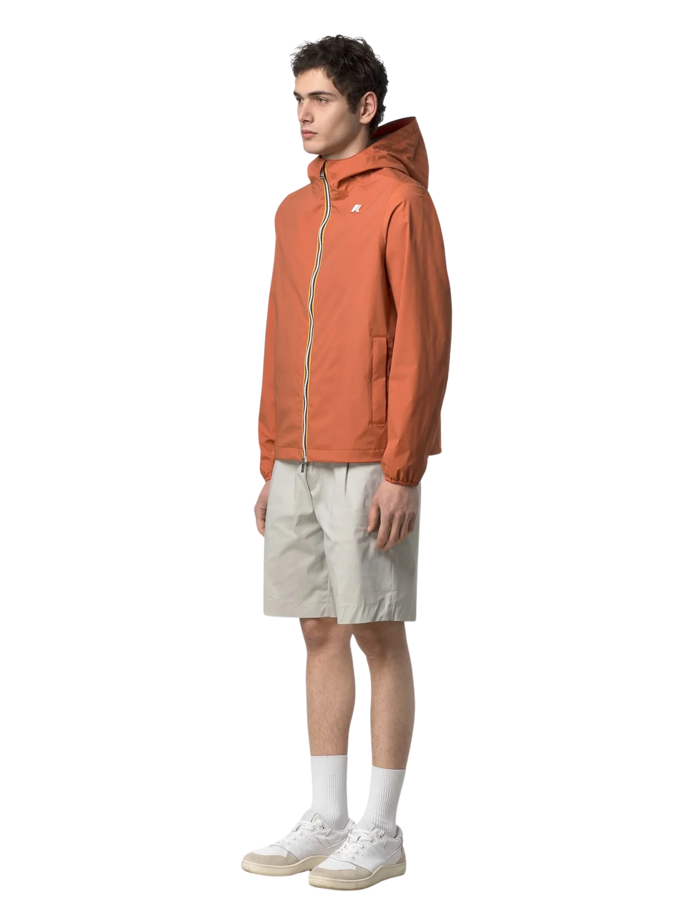 Giubbino "Jack Stretch Nylon Jersey" K-Way arancione - Image 4