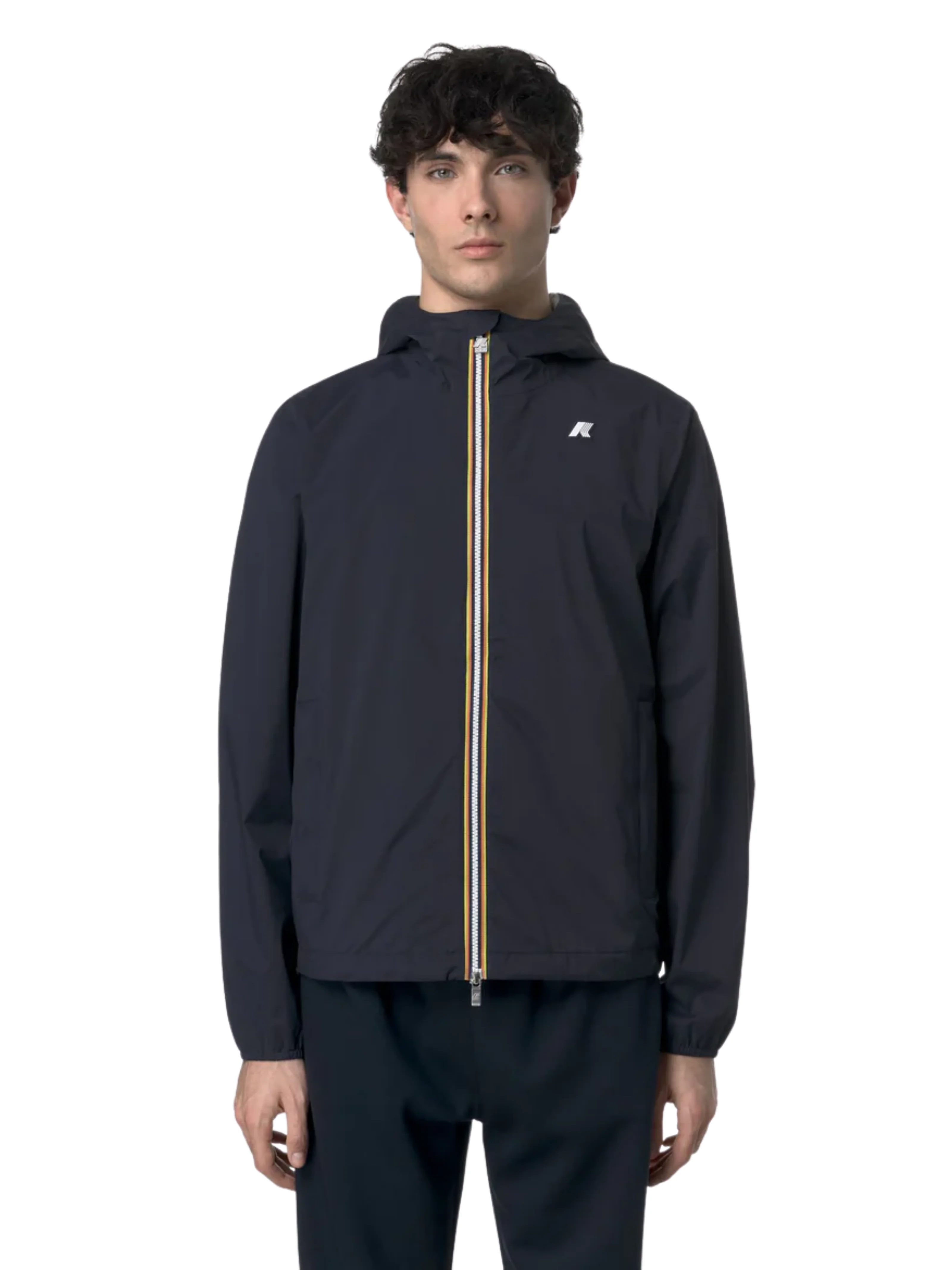 Giubbino "Jack Stretch Nylon Jersey" K-Way blu depth - Image 2