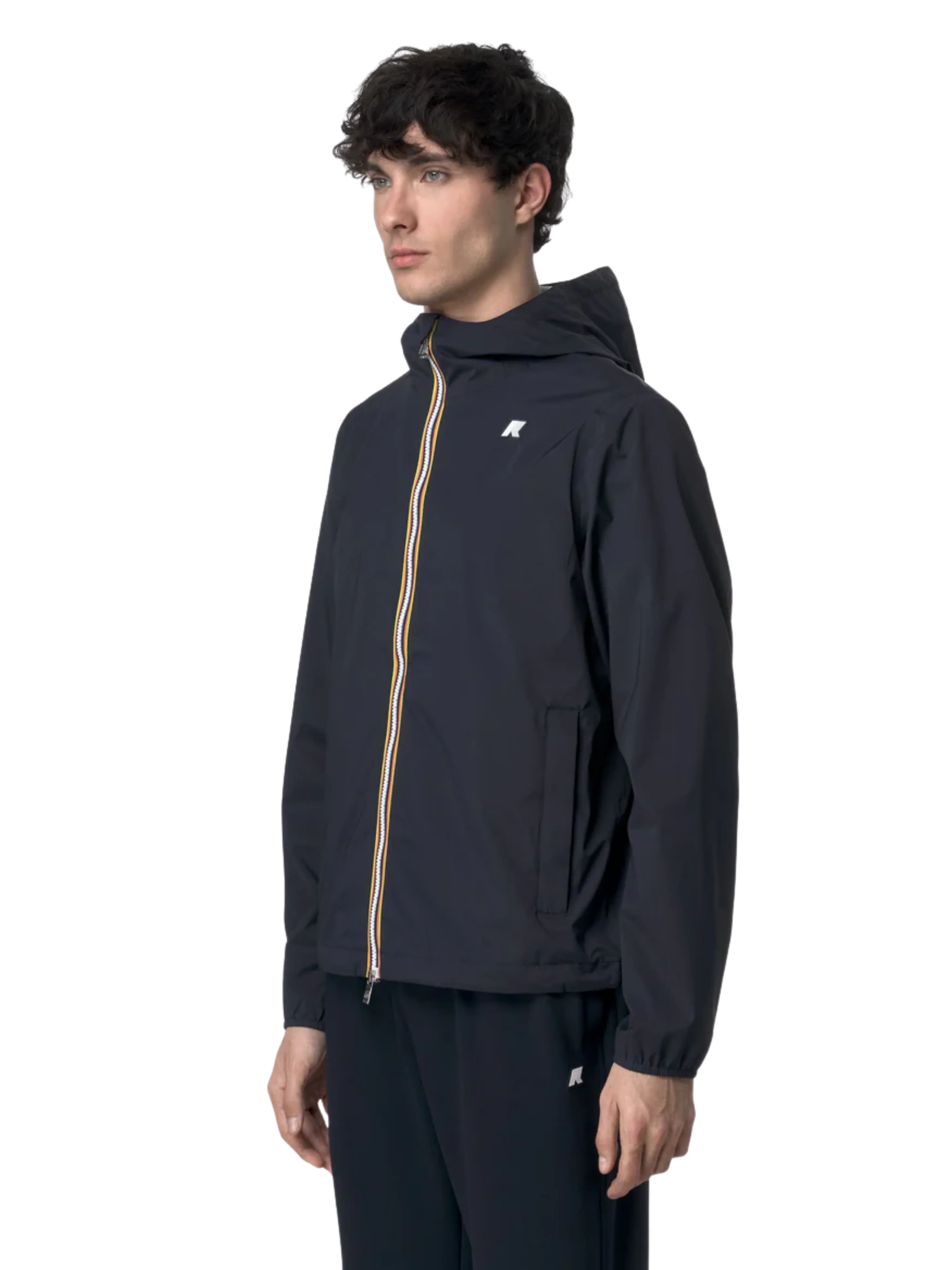 Giubbino "Jack Stretch Nylon Jersey" K-Way blu depth - Image 4