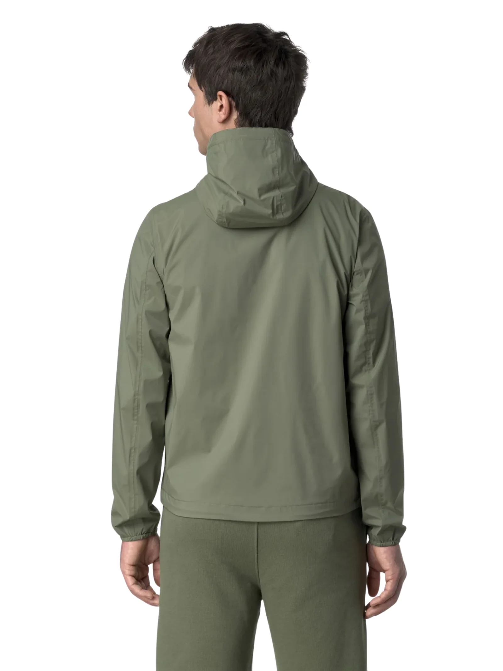 Giubbino "Jack Stretch Nylon Jersey" K-Way verde - Image 5