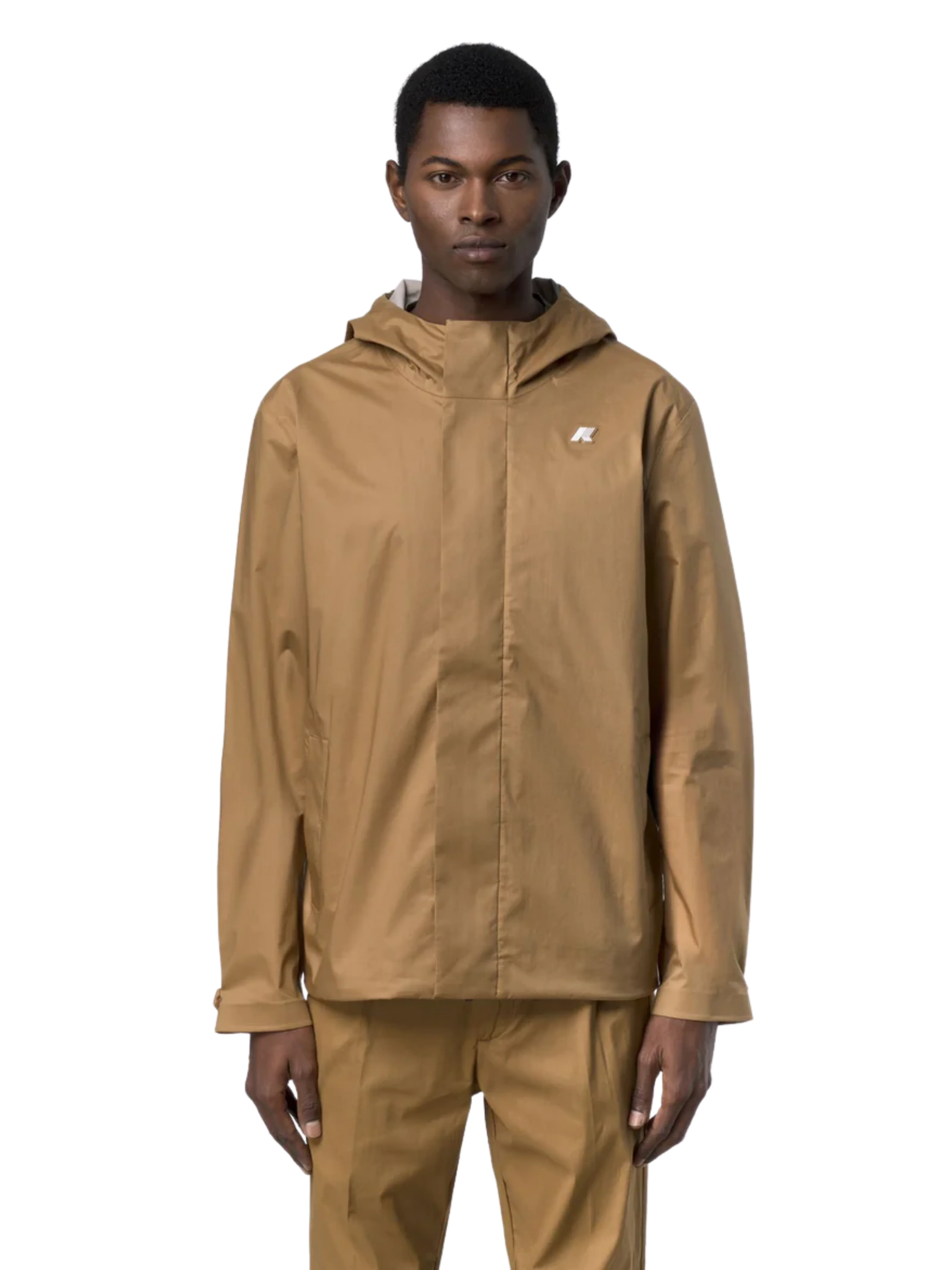 Giubbino "Jacko Cotton 3Layers" K-Way marrone - Image 2