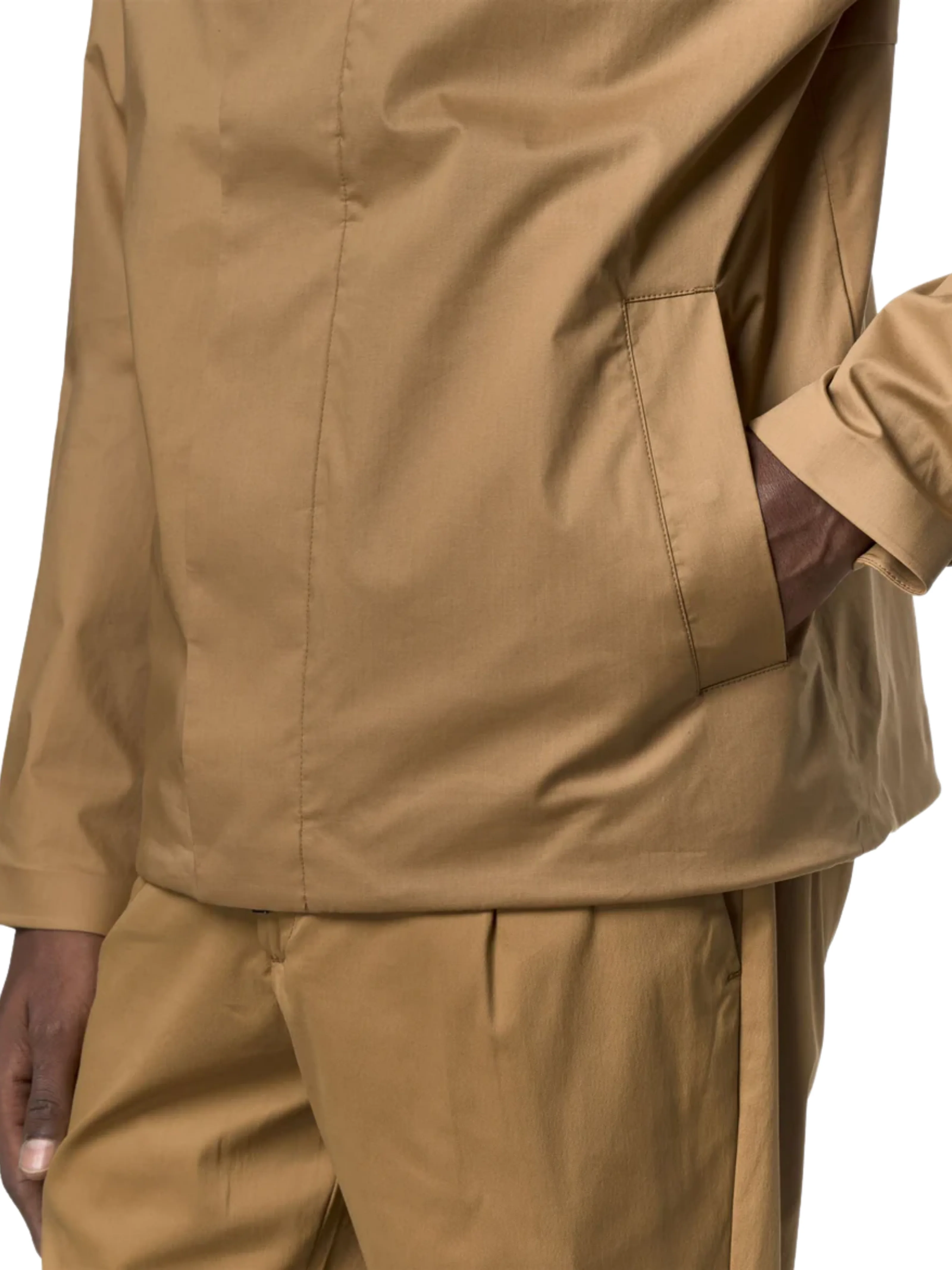 Giubbino "Jacko Cotton 3Layers" K-Way marrone - Image 3