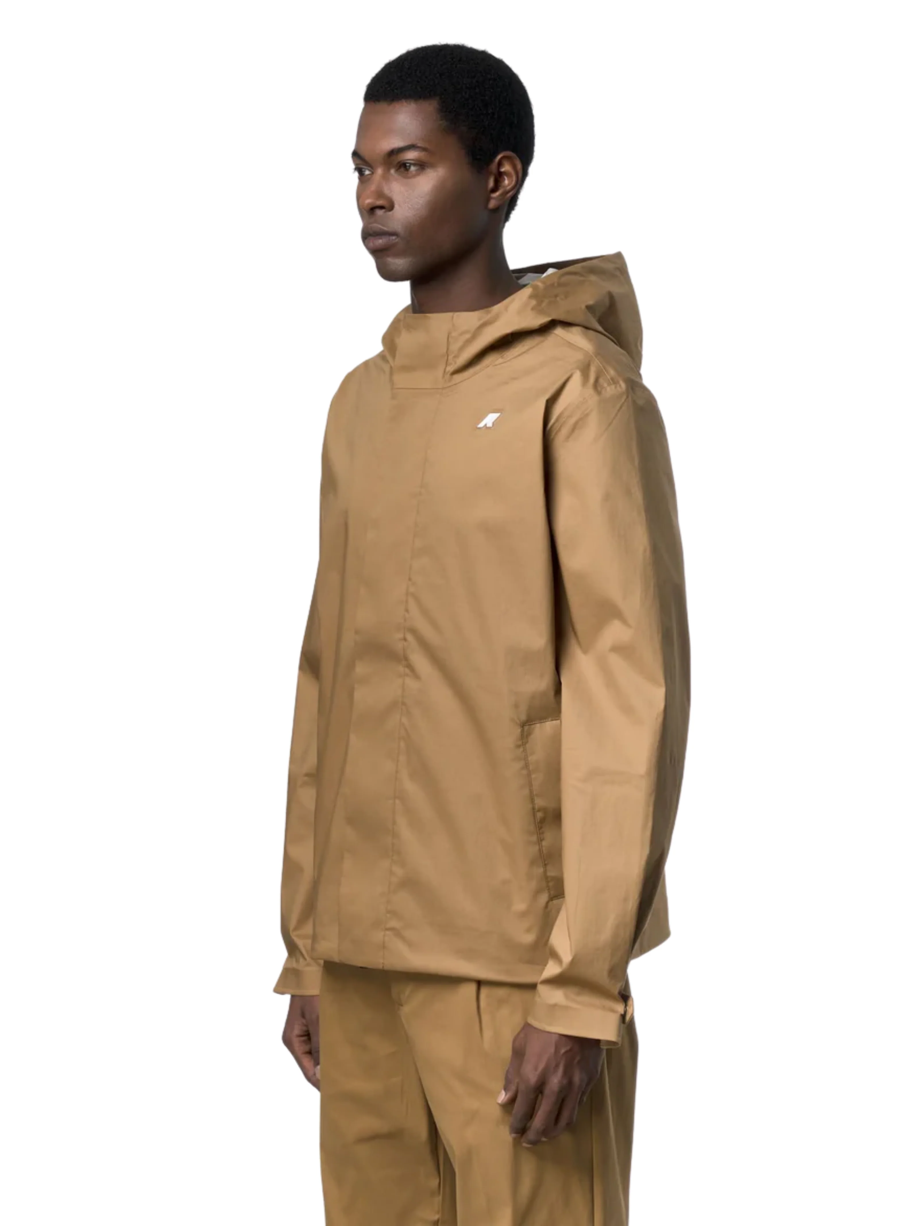 Giubbino "Jacko Cotton 3Layers" K-Way marrone - Image 4