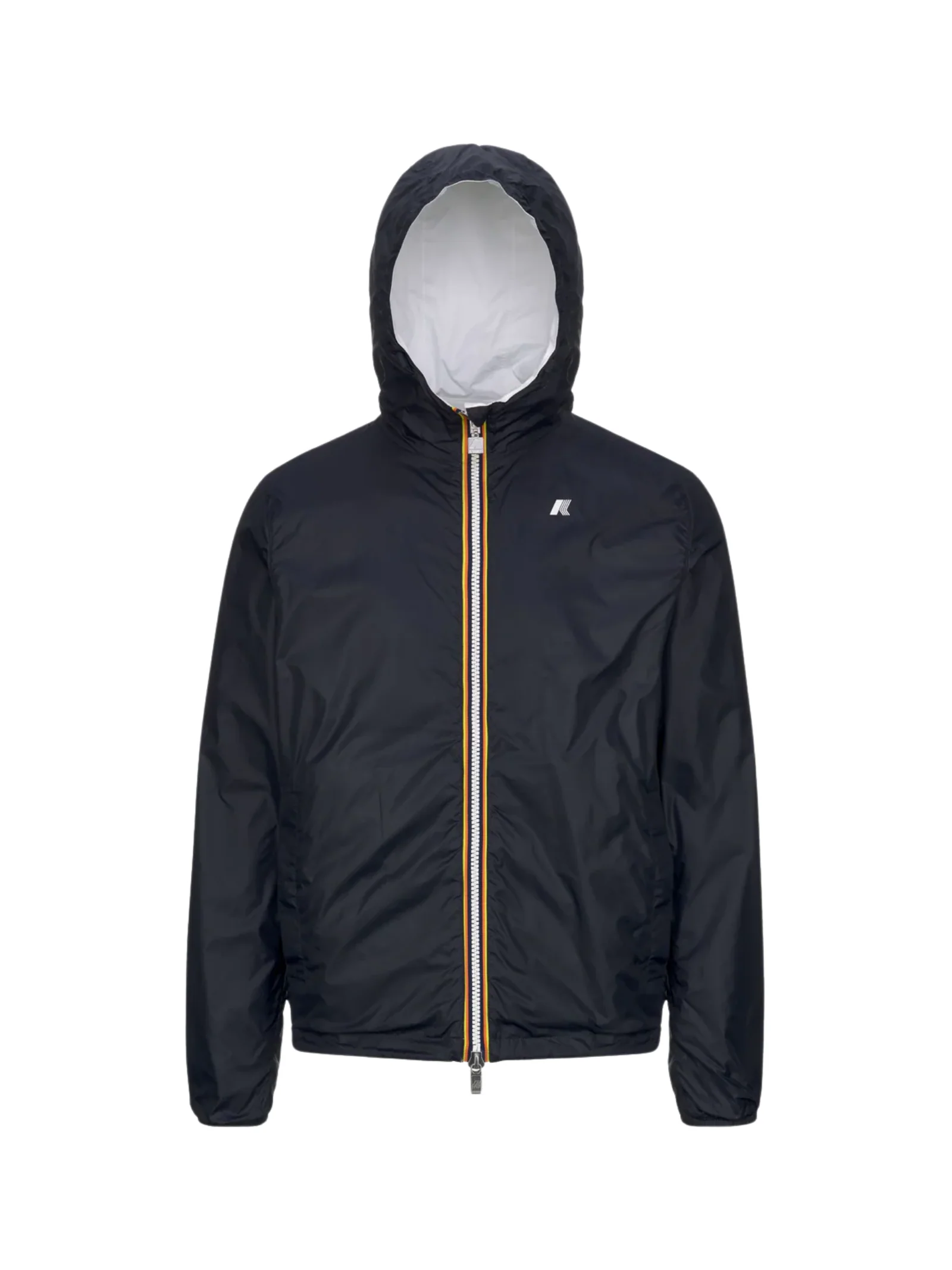 Giubbino "Jake Plus.2 Reversible" K-Way bianco e blu depth - Image 2