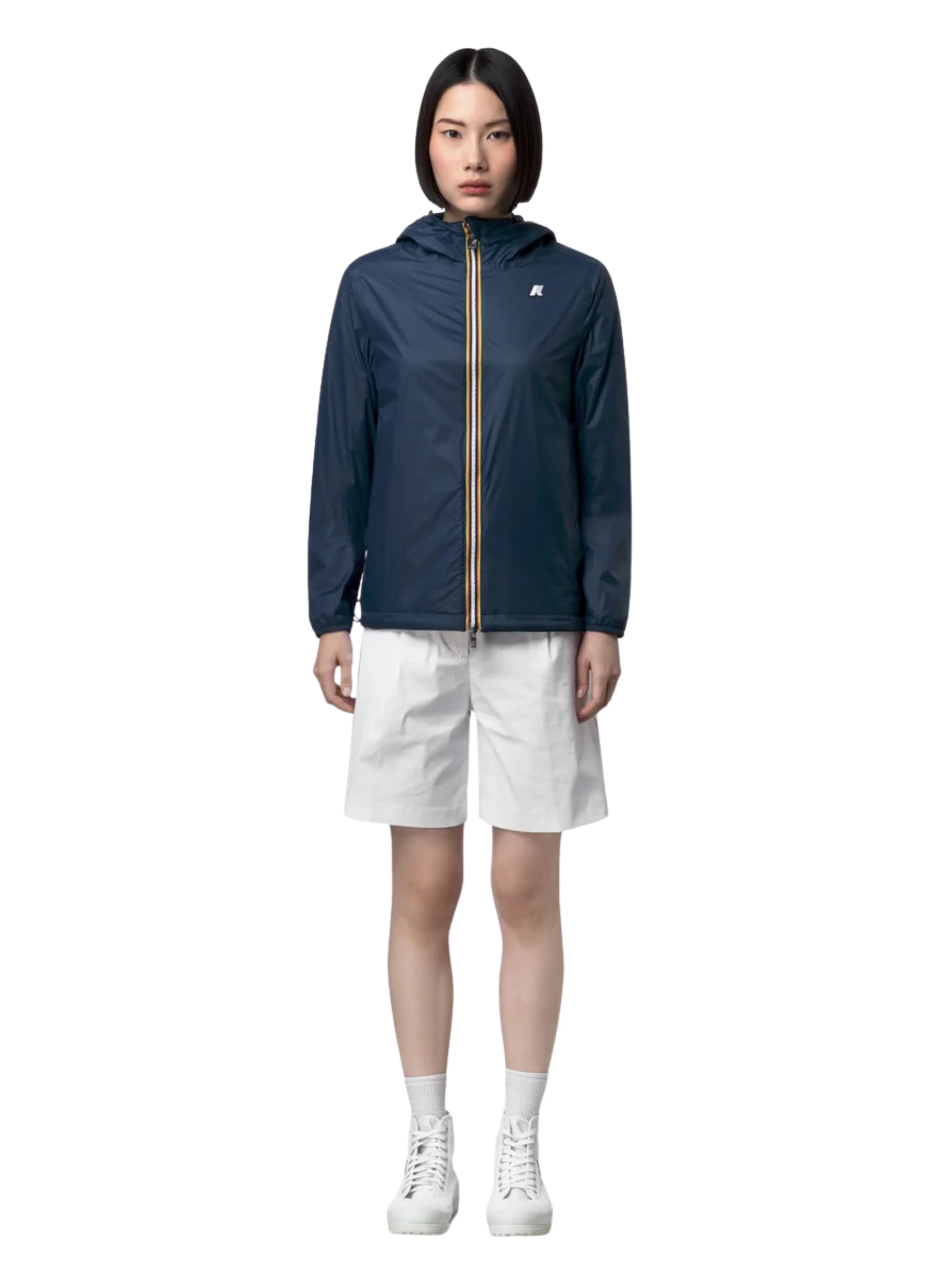 Giubbino "Jake Reversible Interlock" K-Way blu depth e blu insignia - Image 3