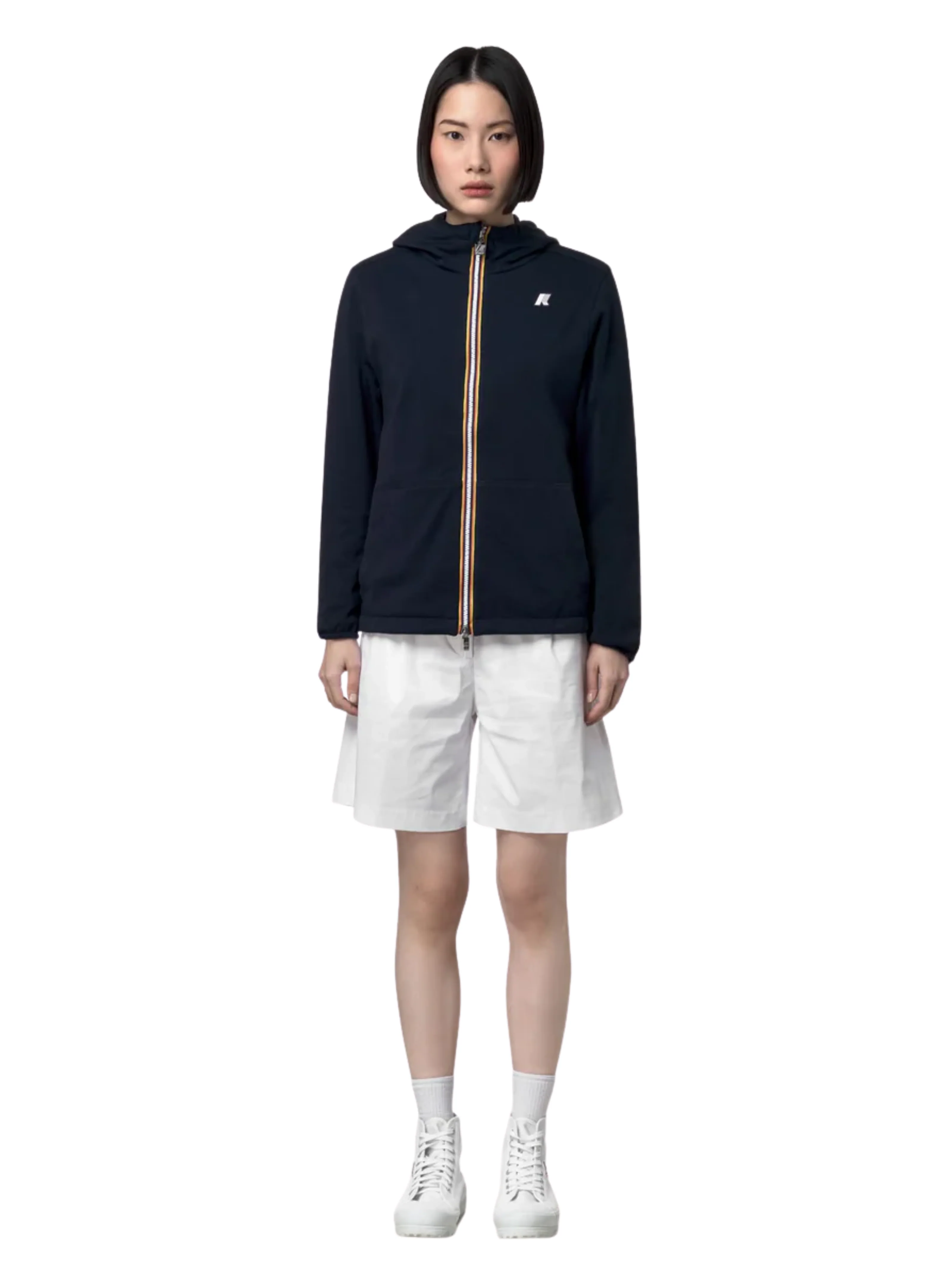 Giubbino "Jake Reversible Interlock" K-Way blu depth e blu insignia - Image 4