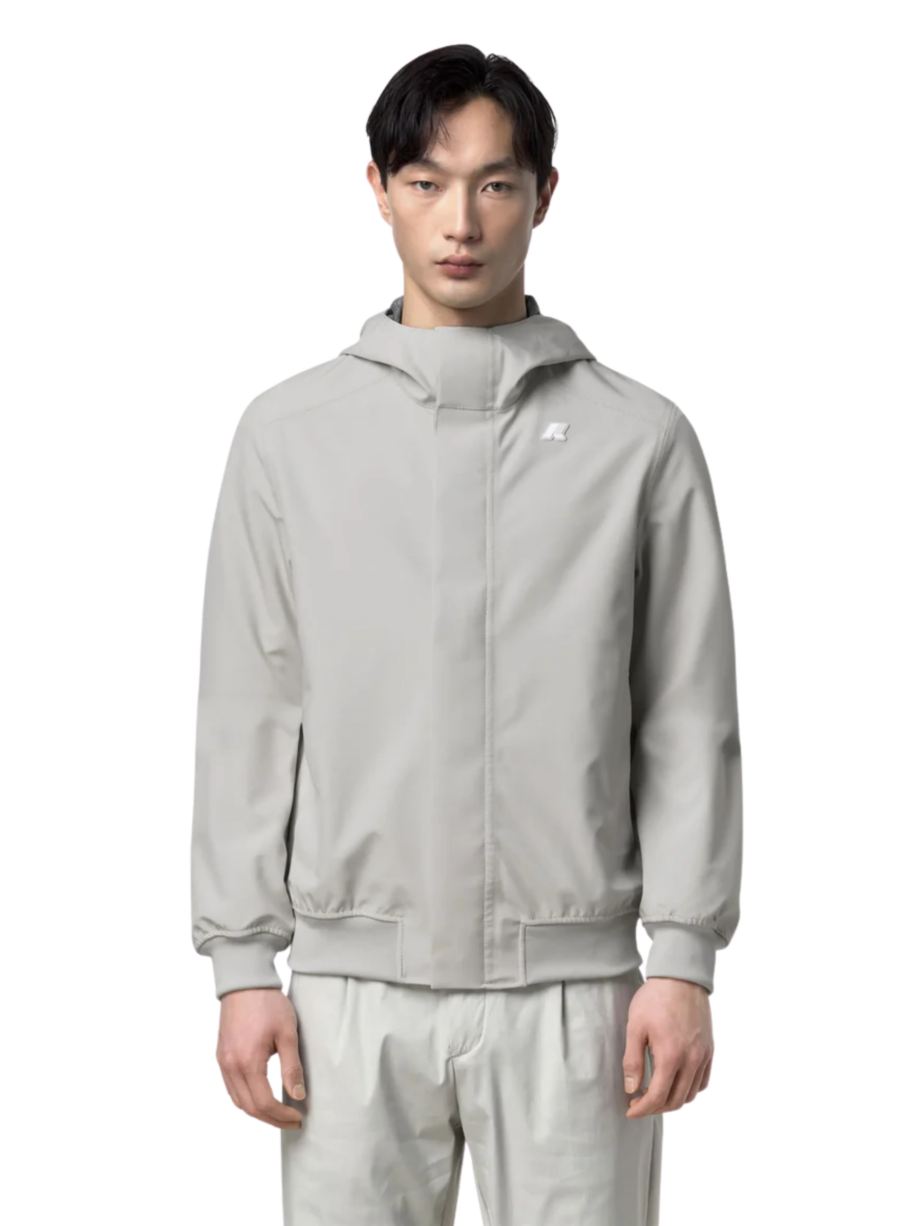 Giubbino "Joachim Bonded Jersey" K-Way beige lt - Image 2