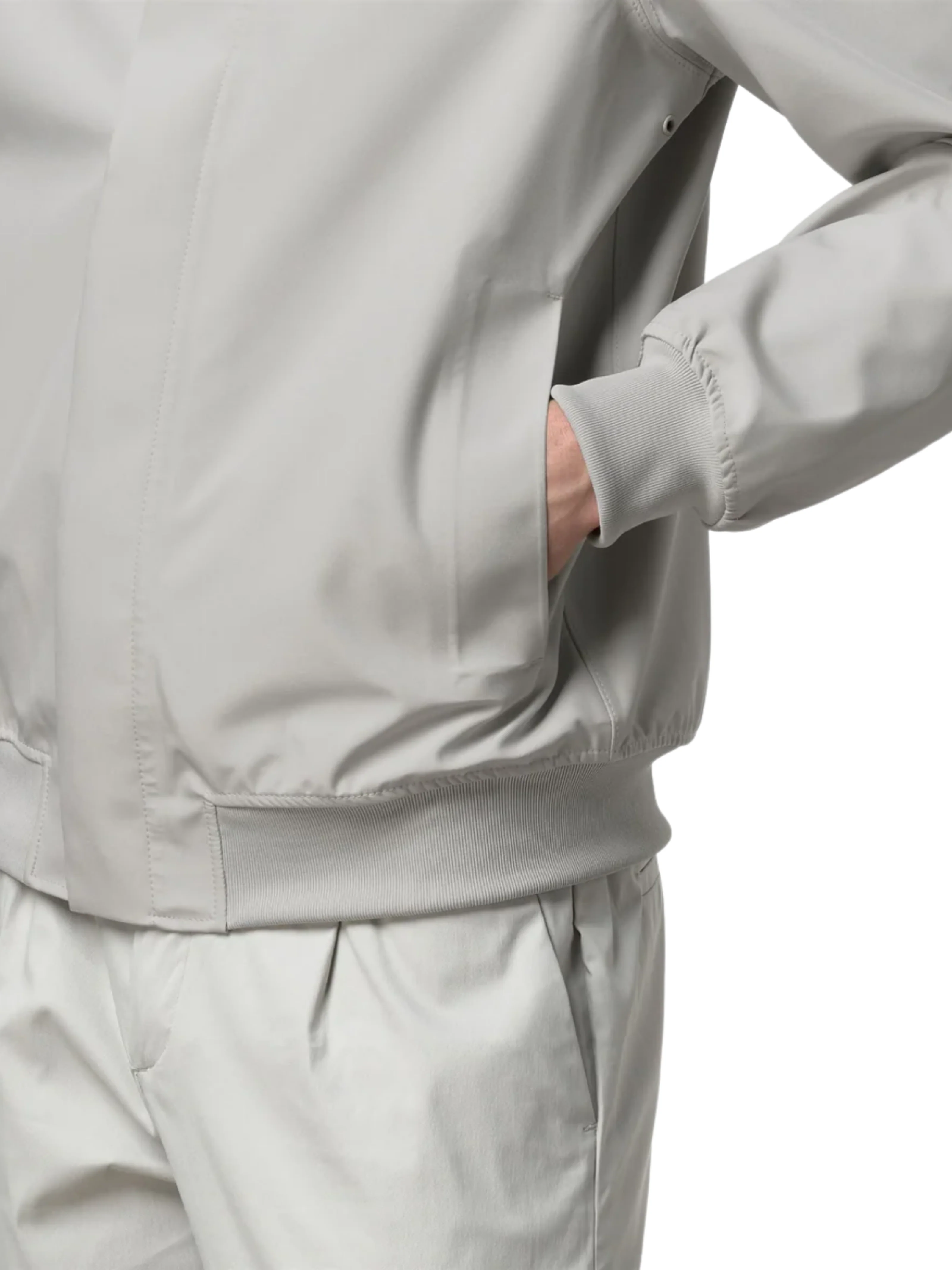 Giubbino "Joachim Bonded Jersey" K-Way beige lt - Image 3
