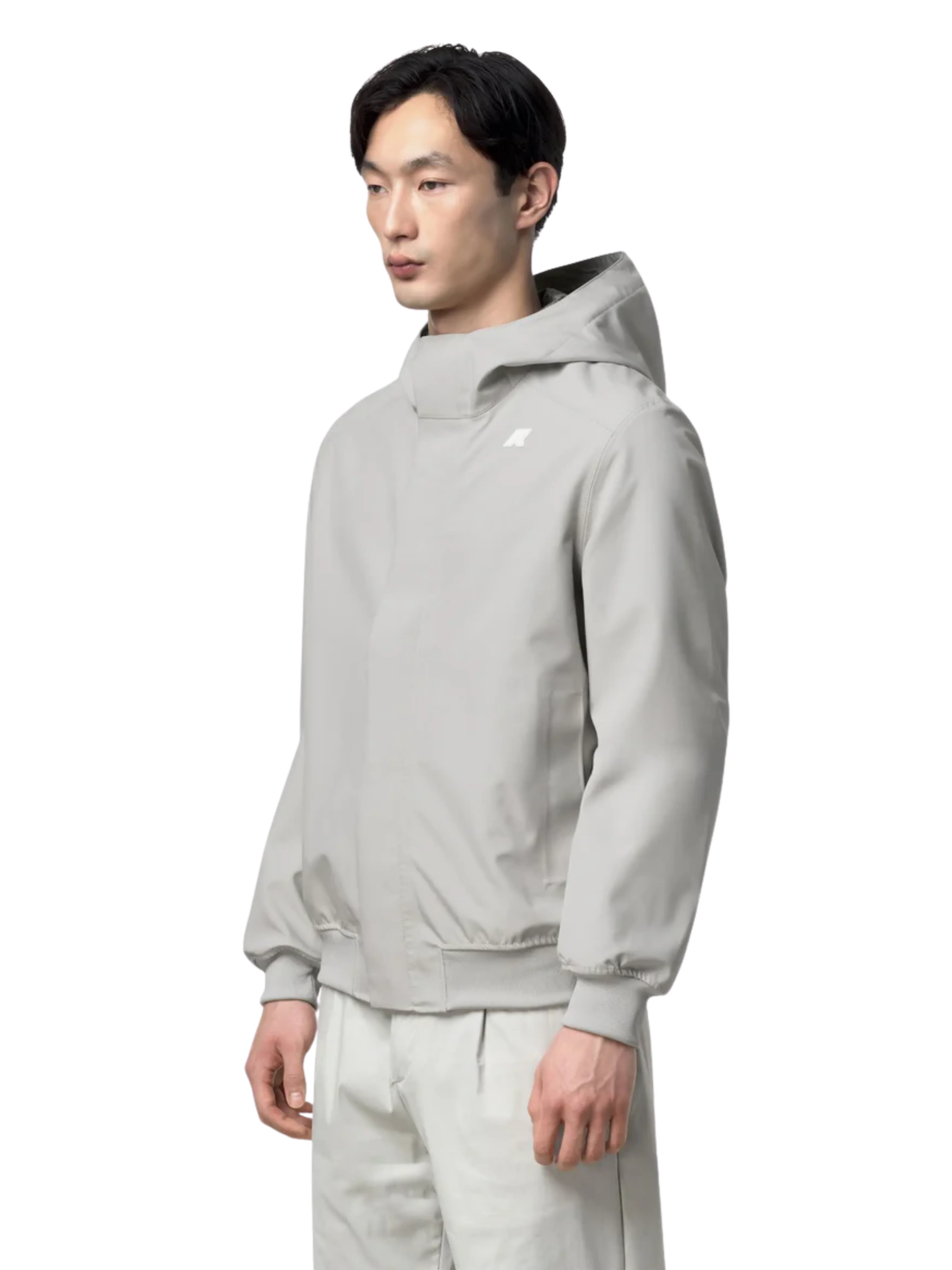 Giubbino "Joachim Bonded Jersey" K-Way beige lt - Image 4