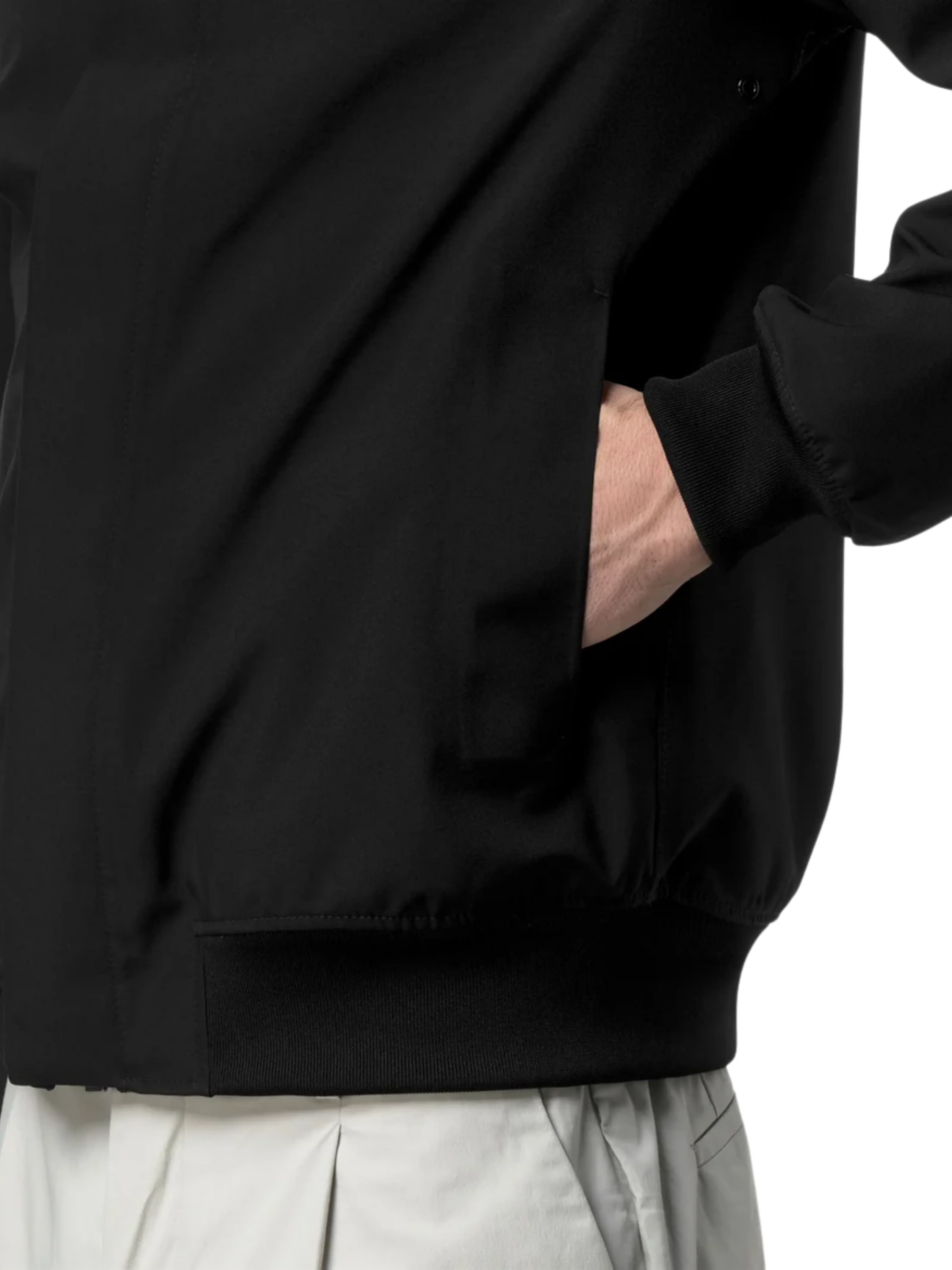 Giubbino "Joachim Bonded Jersey" K-Way nero - Image 3