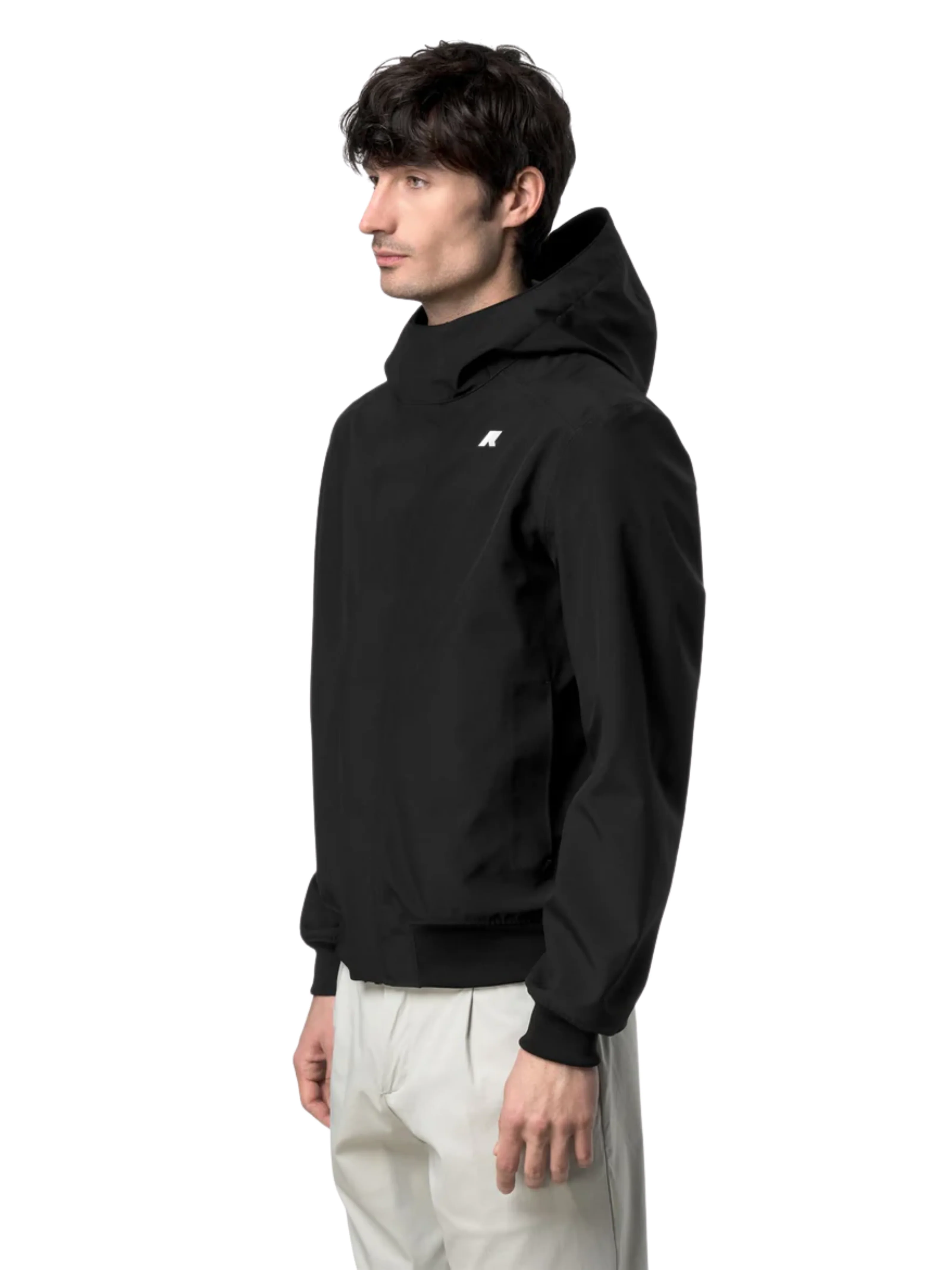 Giubbino "Joachim Bonded Jersey" K-Way nero - Image 4