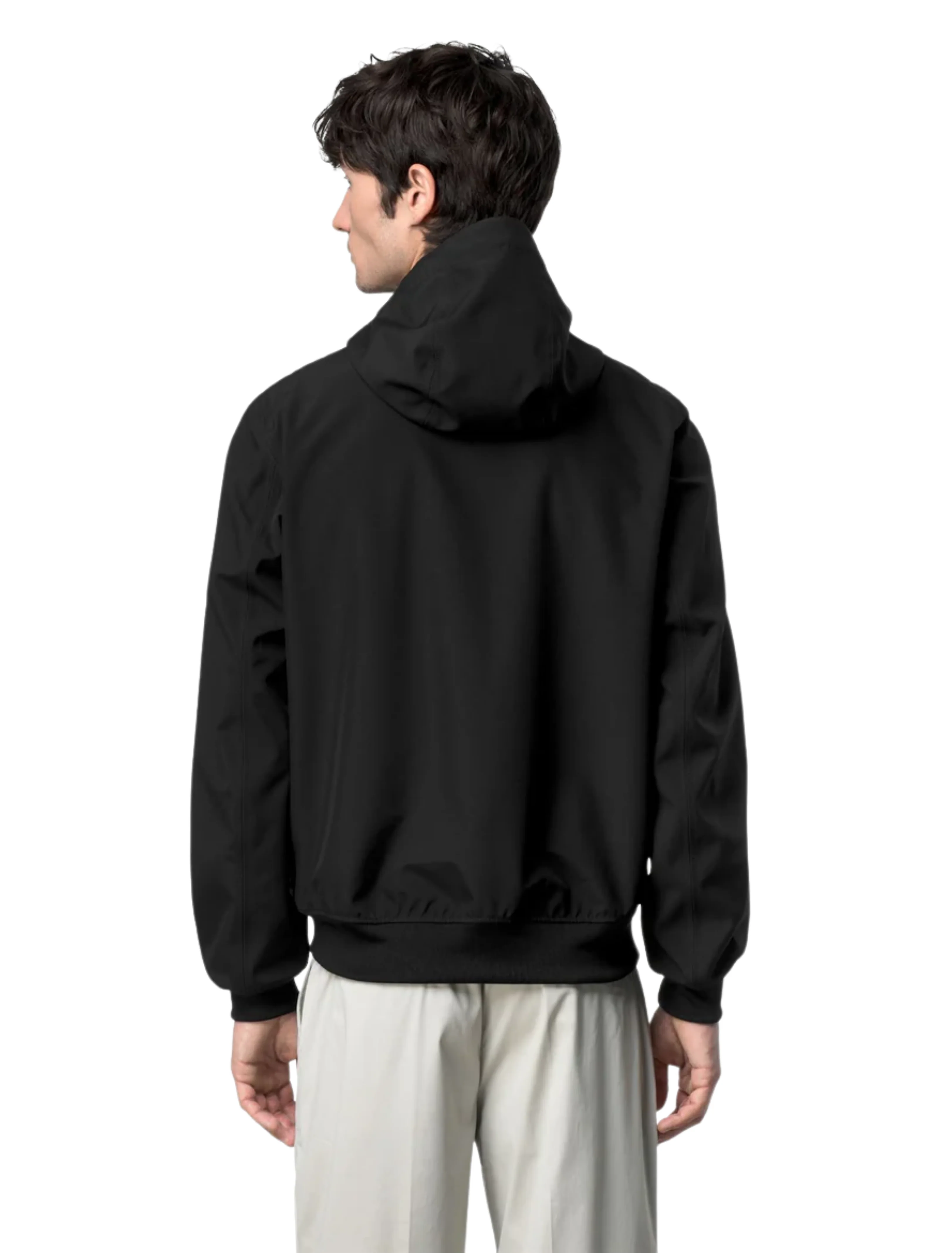 Giubbino "Joachim Bonded Jersey" K-Way nero - Image 5