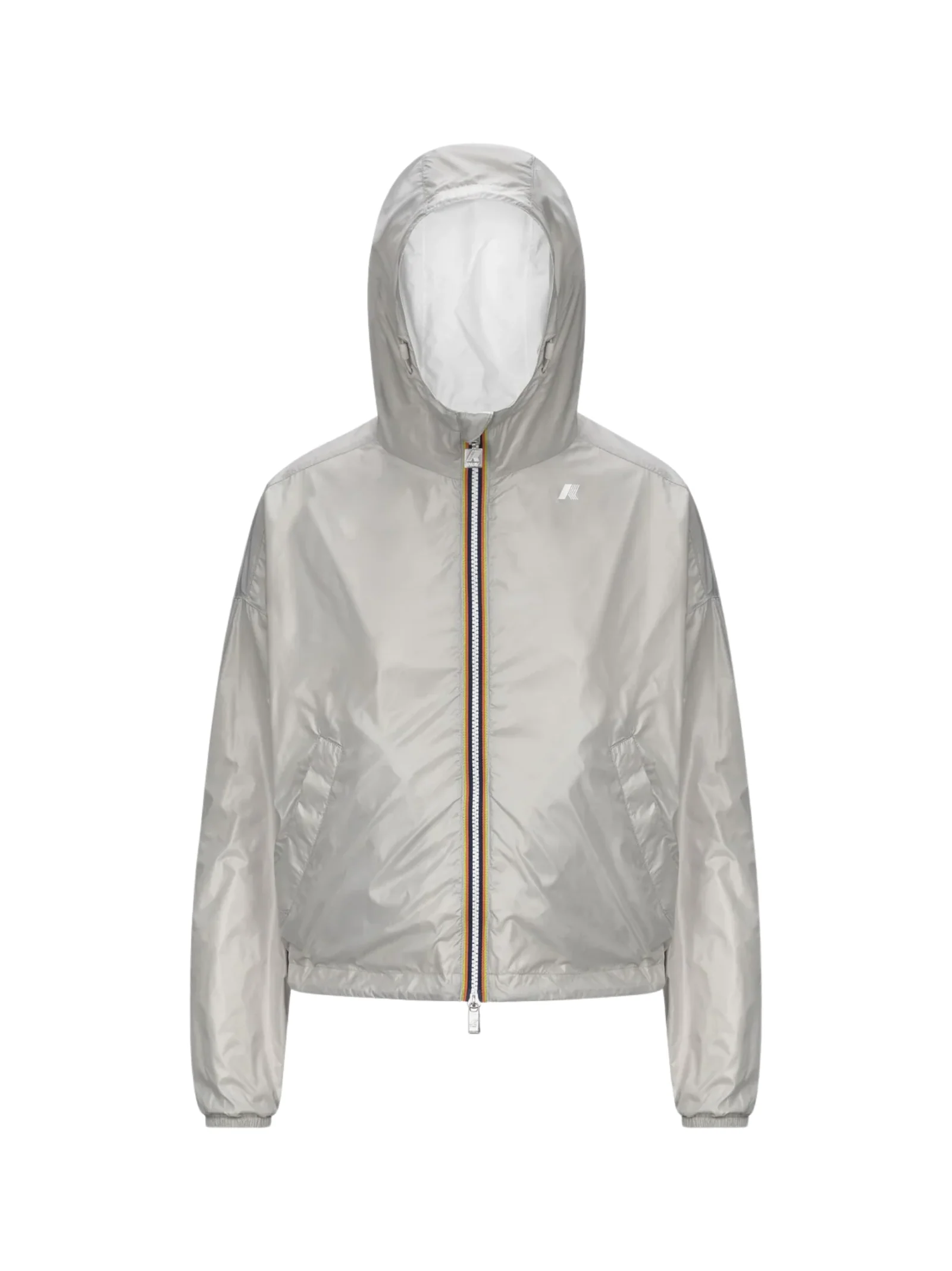 Giubbino "Laurette Plus.2 Reversibile" K-Way bianco e beige