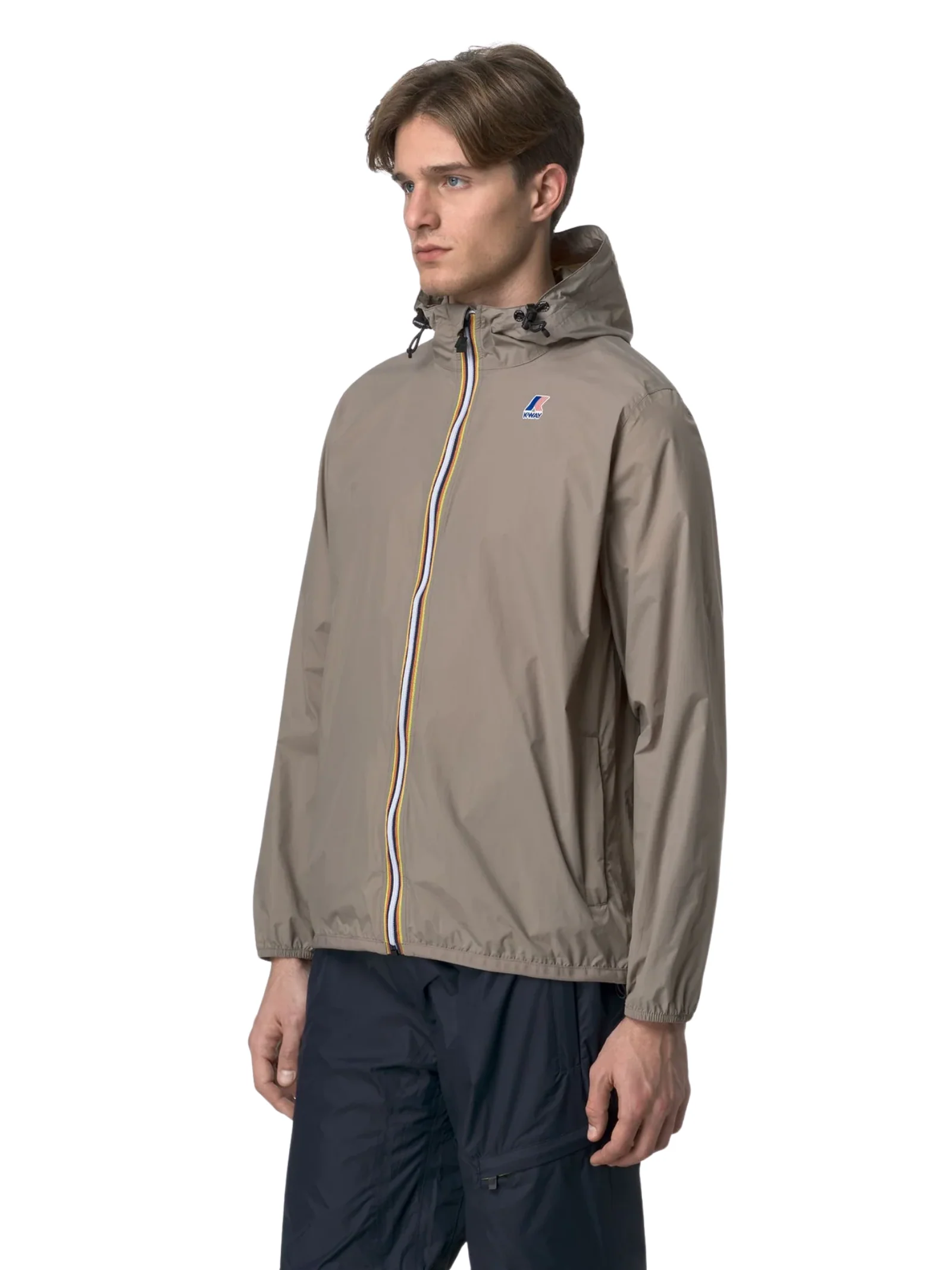 Giubbino "Le Vrai 4.0 Claude" K-Way beige taupe - Image 4
