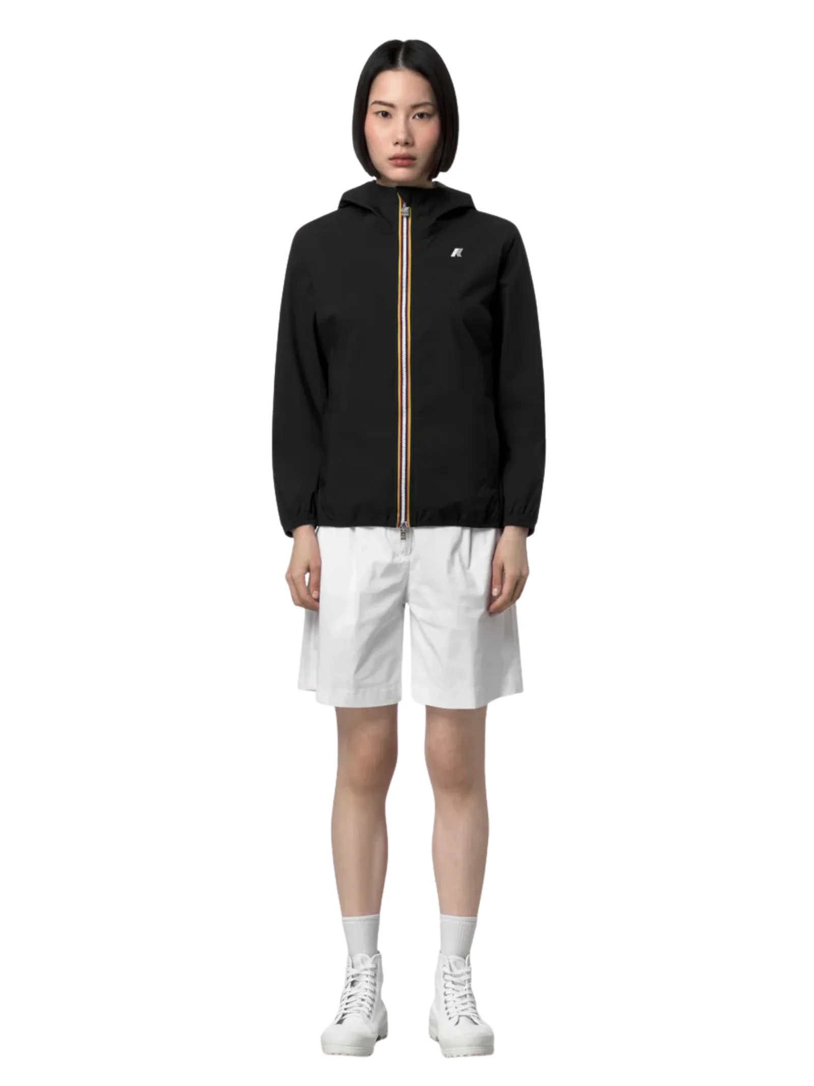 Giubbino "Lil 2.0 Strech Poly Jersey" K-Way nero - Image 2