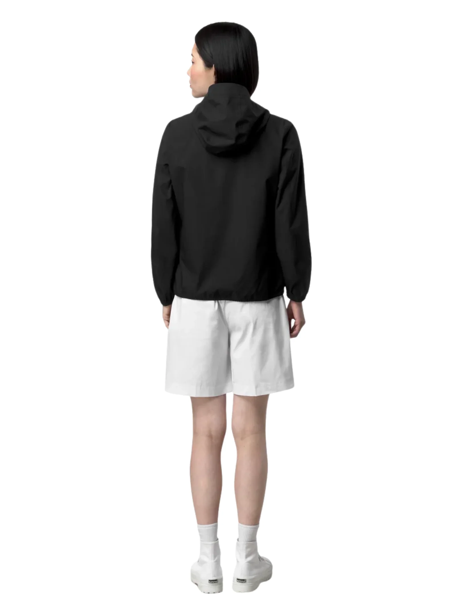 Giubbino "Lil 2.0 Strech Poly Jersey" K-Way nero - Image 4