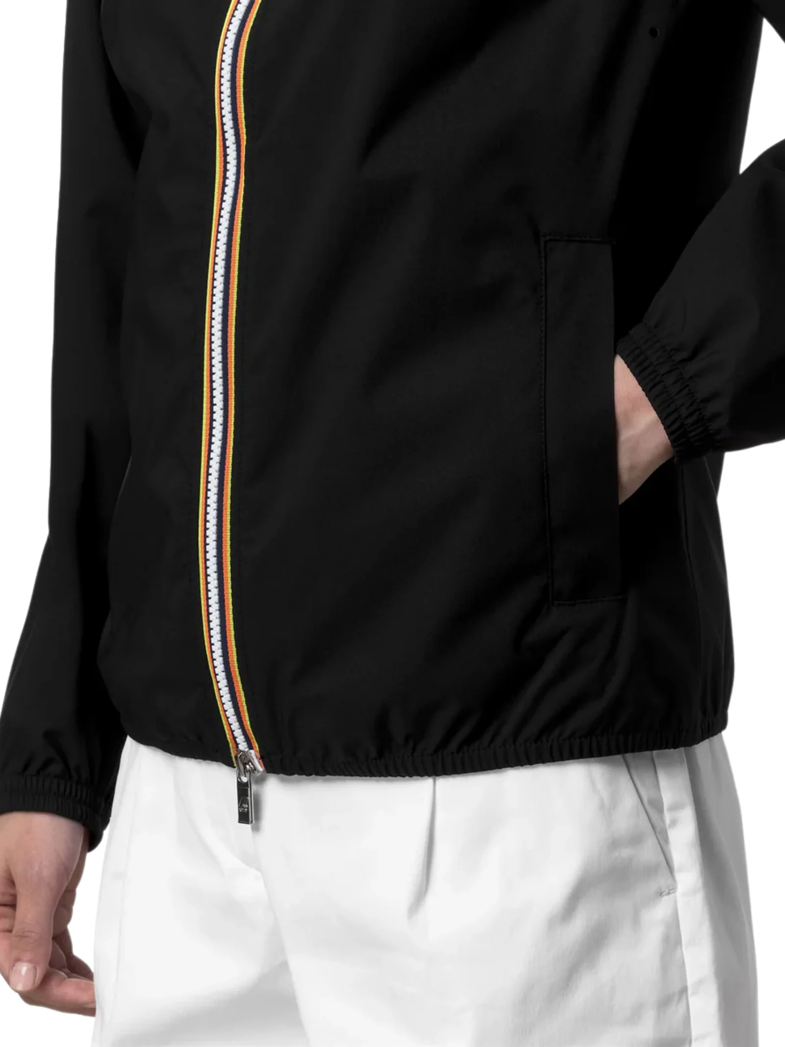 Giubbino "Lil 2.0 Strech Poly Jersey" K-Way nero - Image 5
