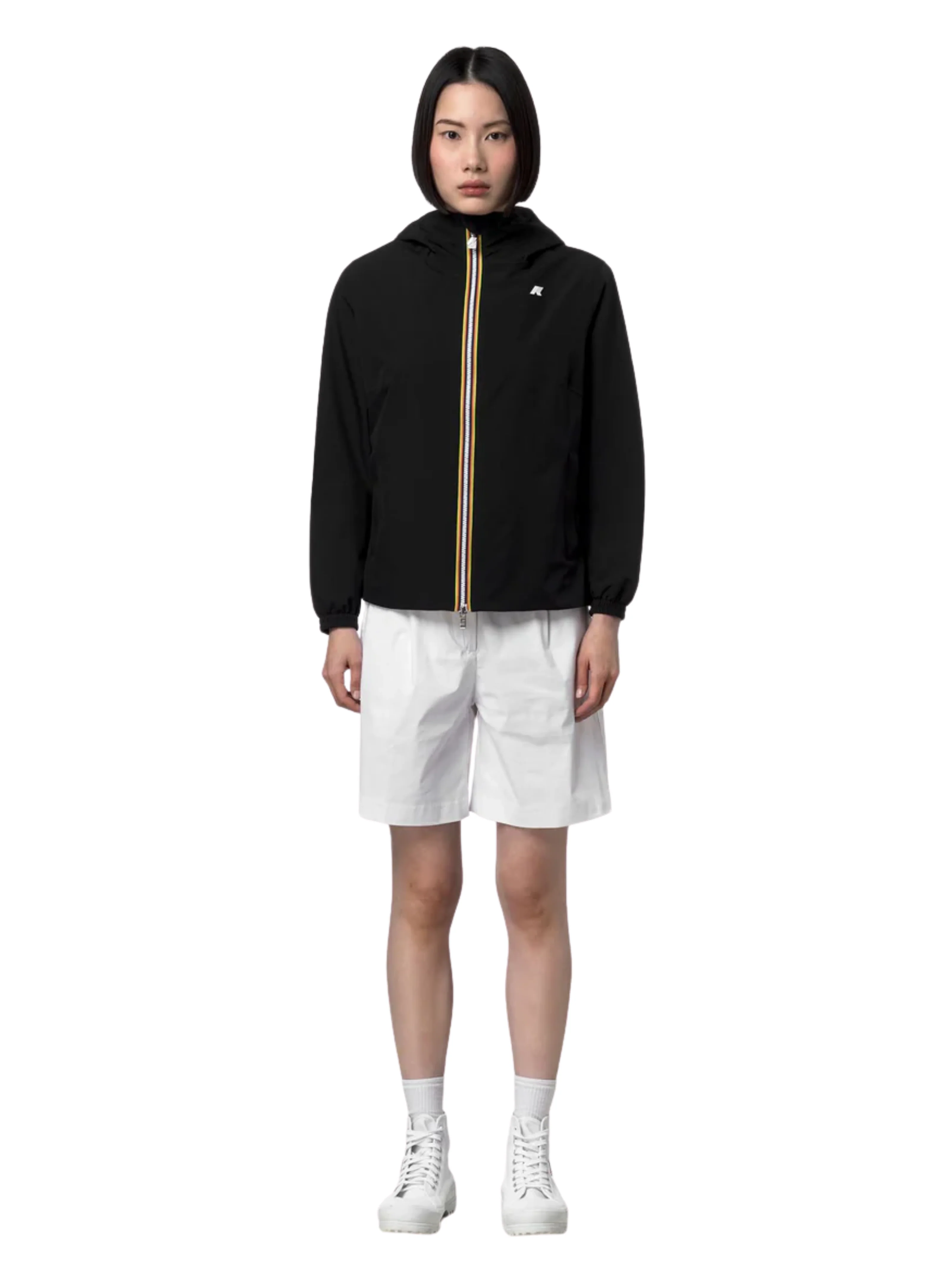Giubbino "Lil 2.0 Strech Poly Jersey" K-Way nero - Image 2
