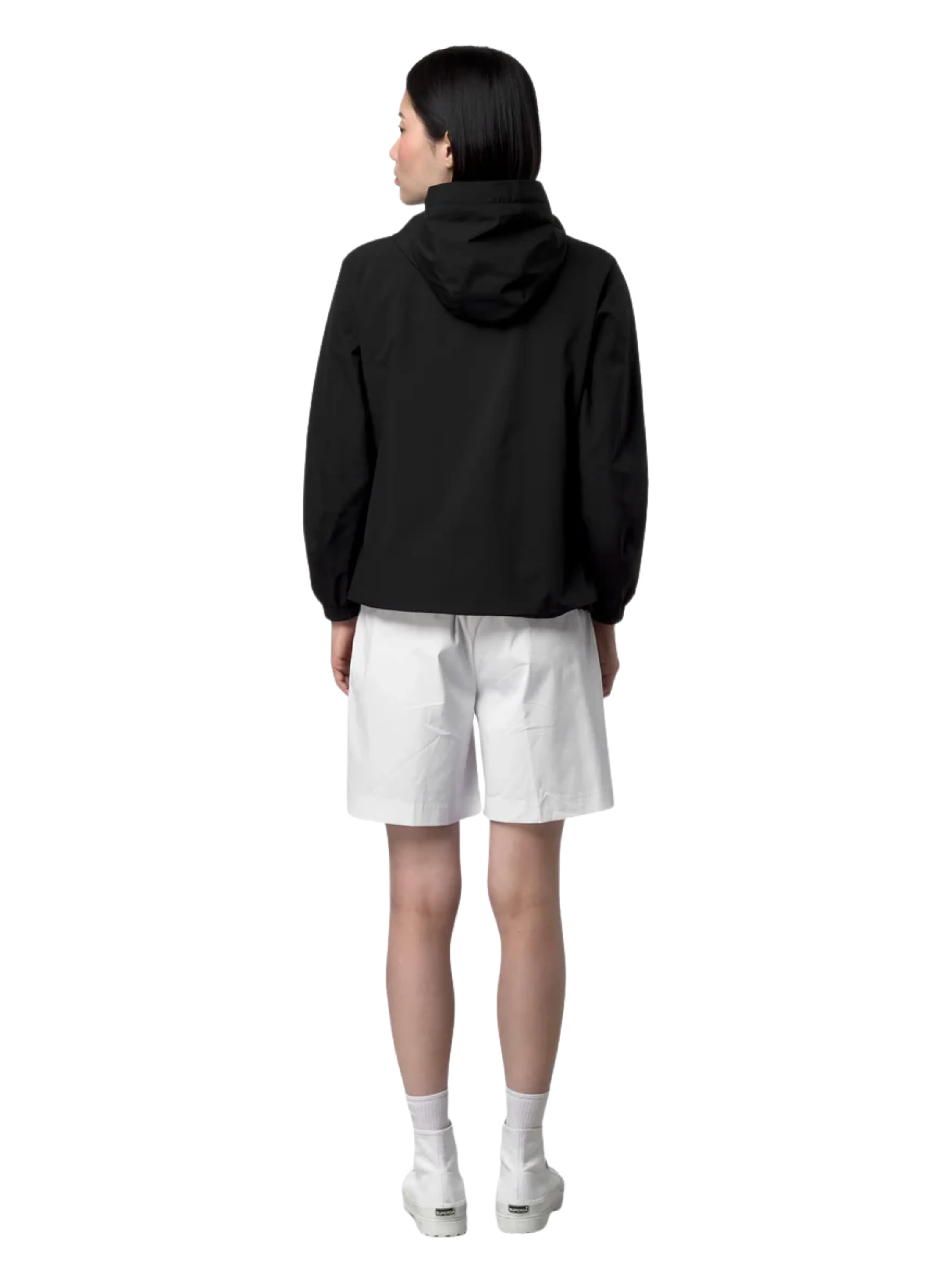 Giubbino "Lil 2.0 Strech Poly Jersey" K-Way nero - Image 5