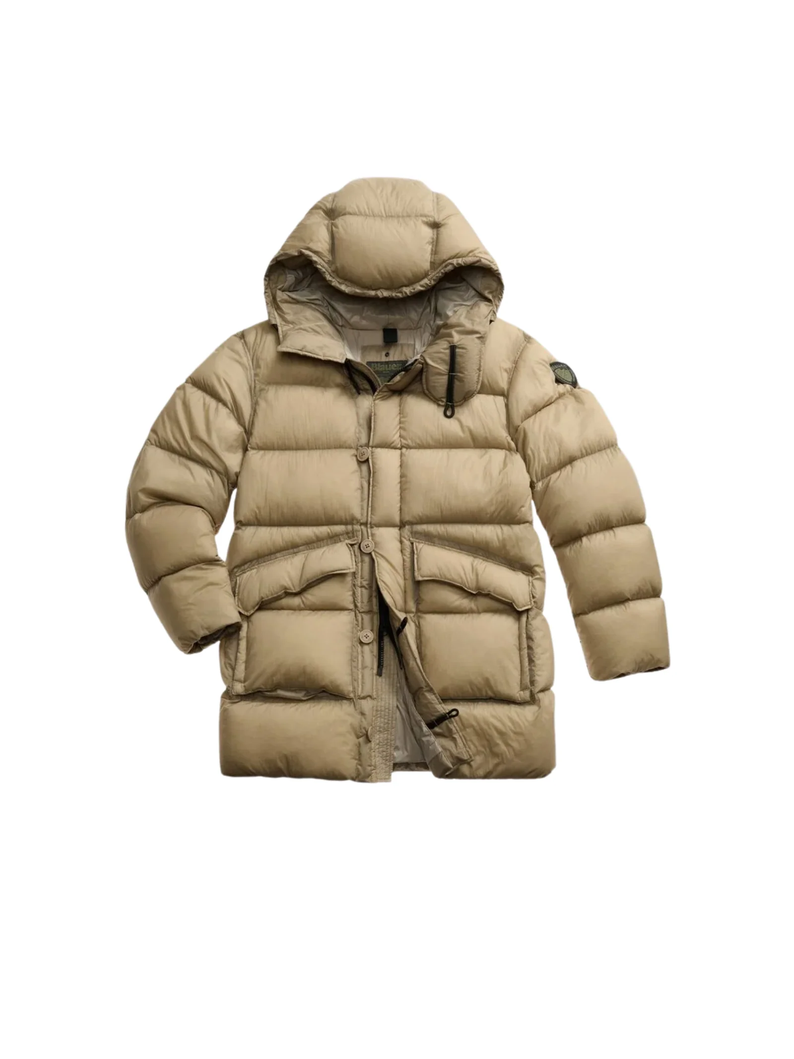 Giubbino lungo "Basto" Blauer beige - Image 4