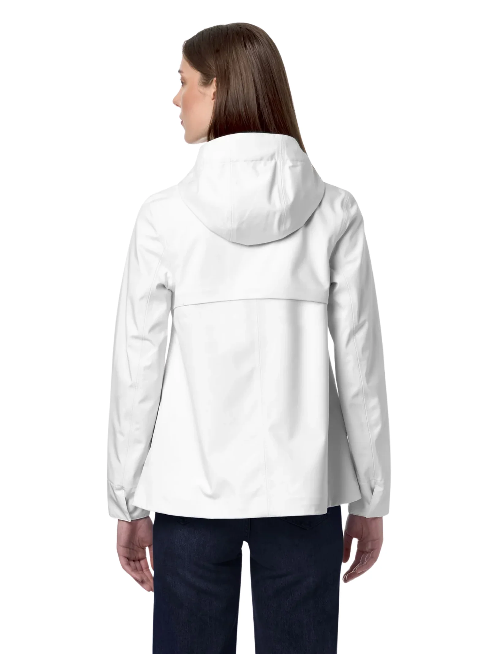 Giubbino "Madalina Bonded Jersey" K-Way bianco - Image 4
