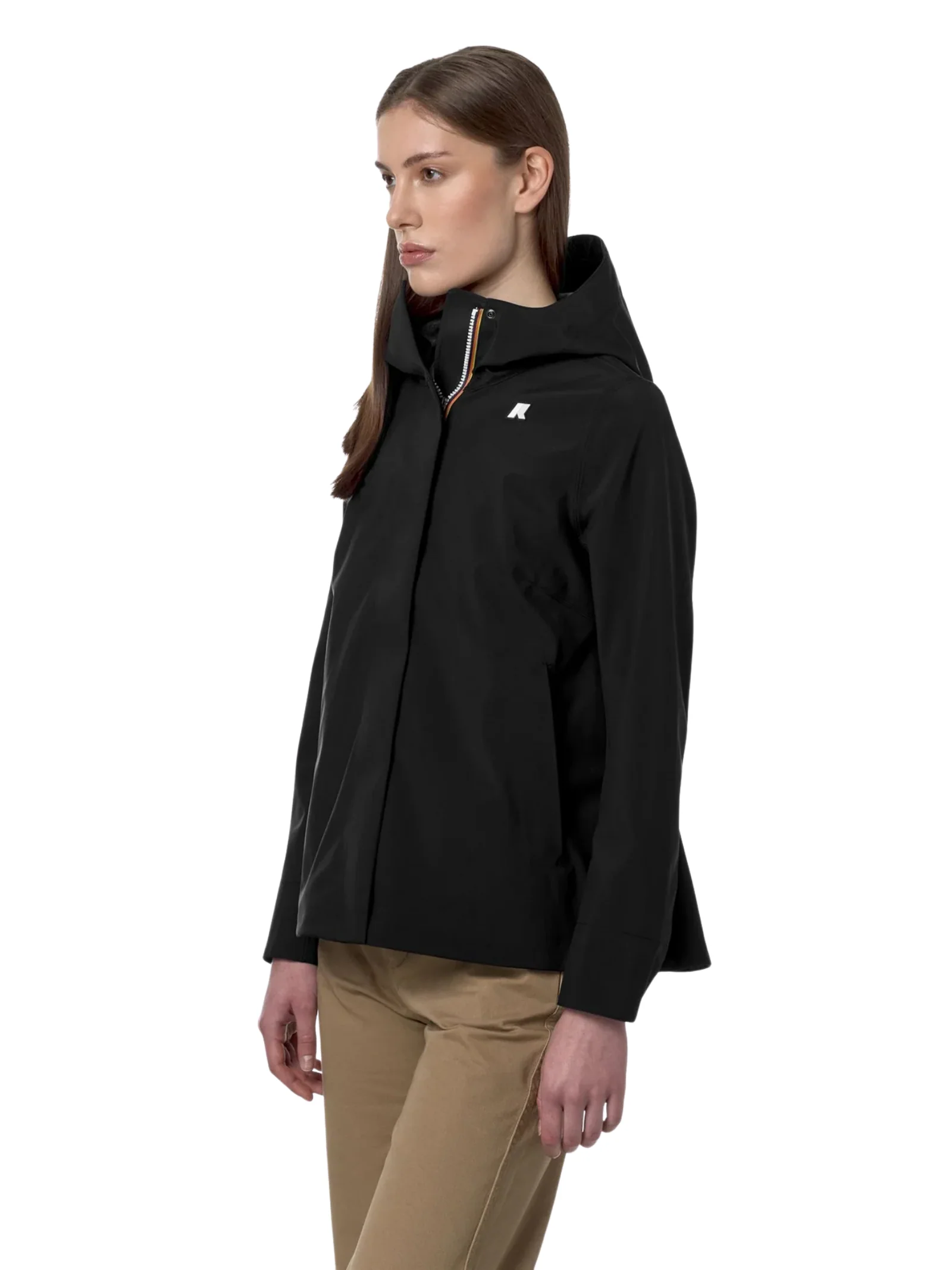 Giubbino "Madalina Bonded Jersey" K-Way nero - Image 4