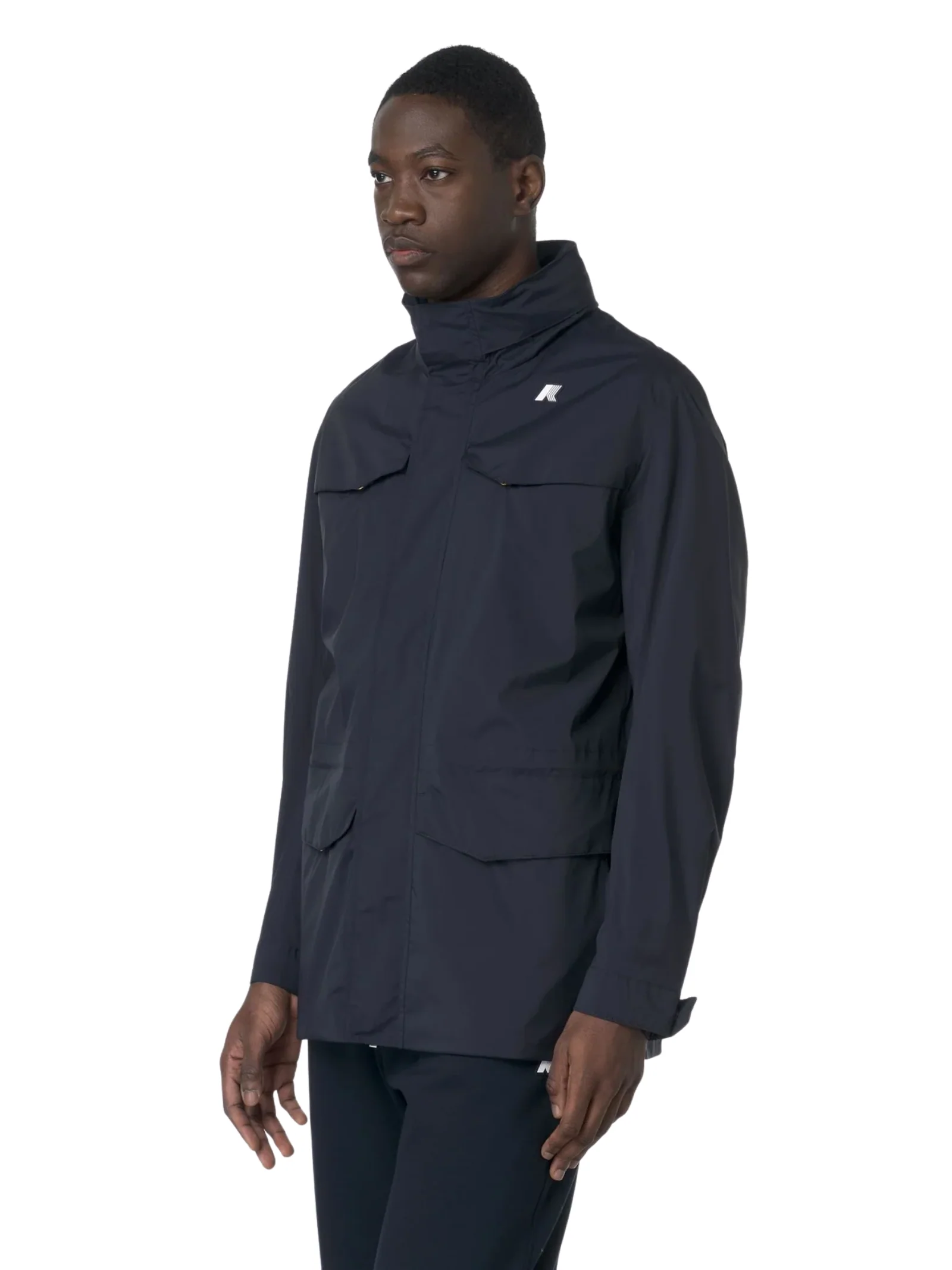 Giubbino "Manuel Stretch Nylon Jersey" K-Way blu depth - Image 4