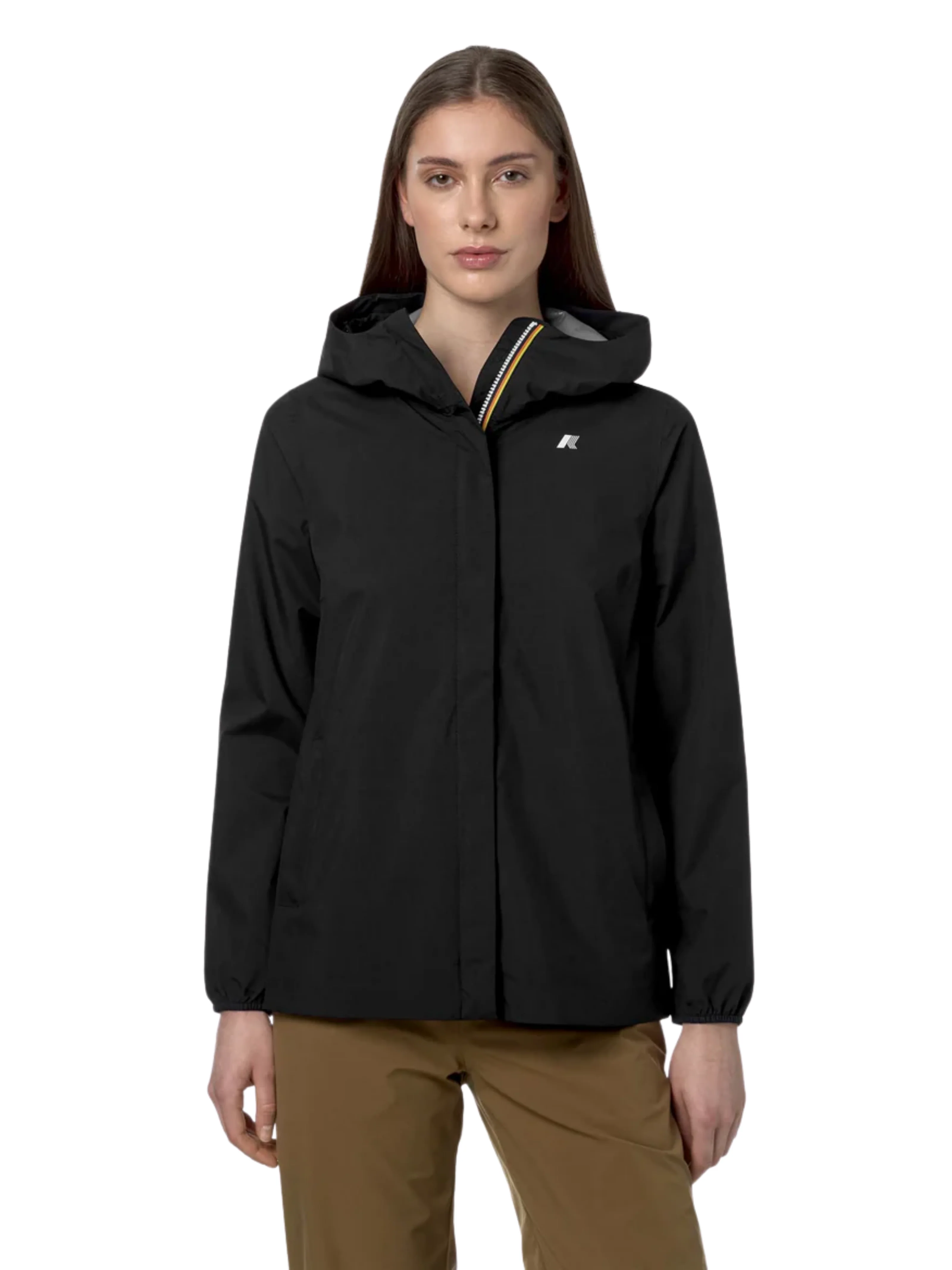 Giubbino "Marguerite Stretch Dot" K-Way nero - Image 2