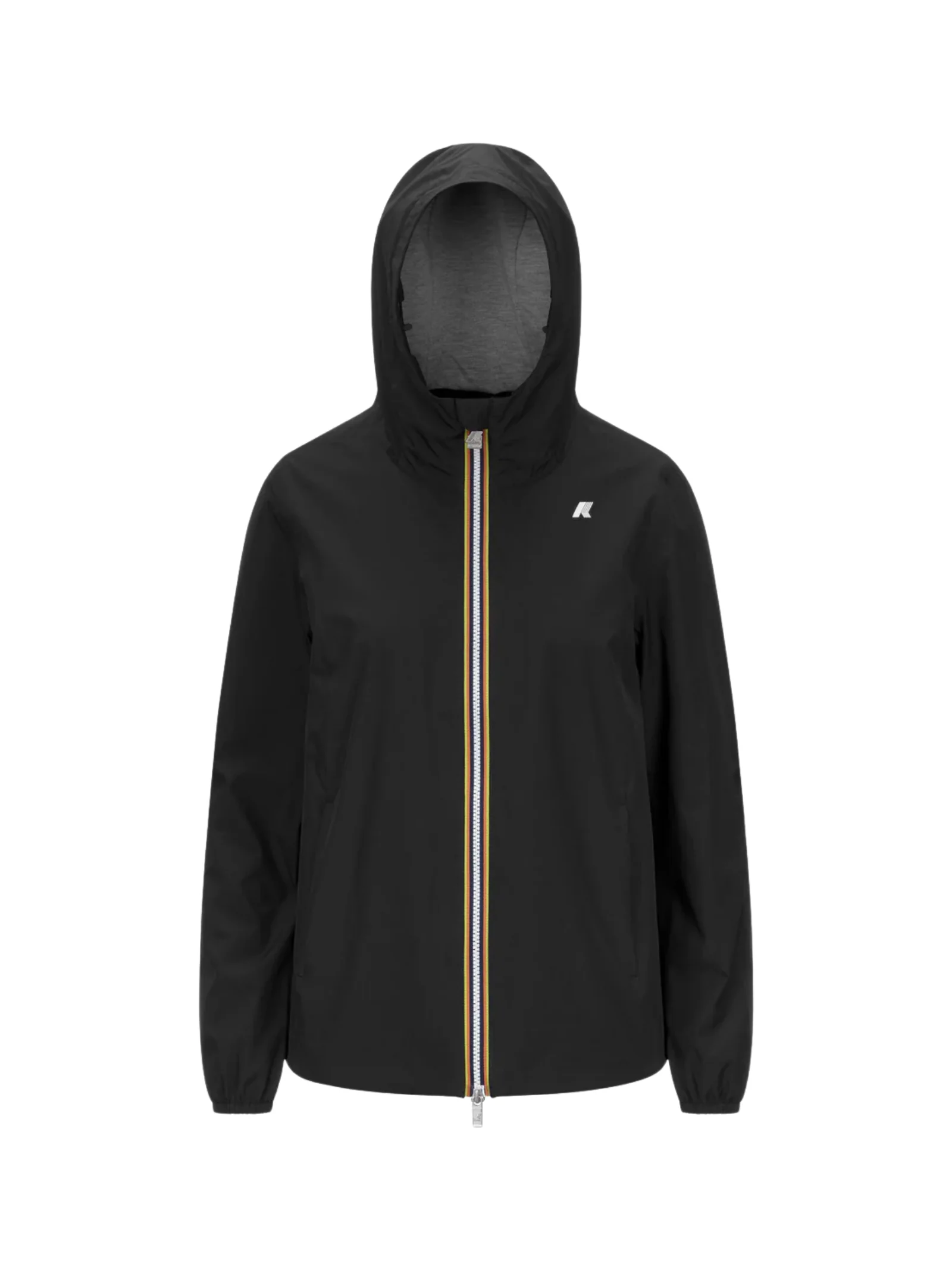 Giubbino "Marguerite Stretch Poly Jersey" K-Way nero
