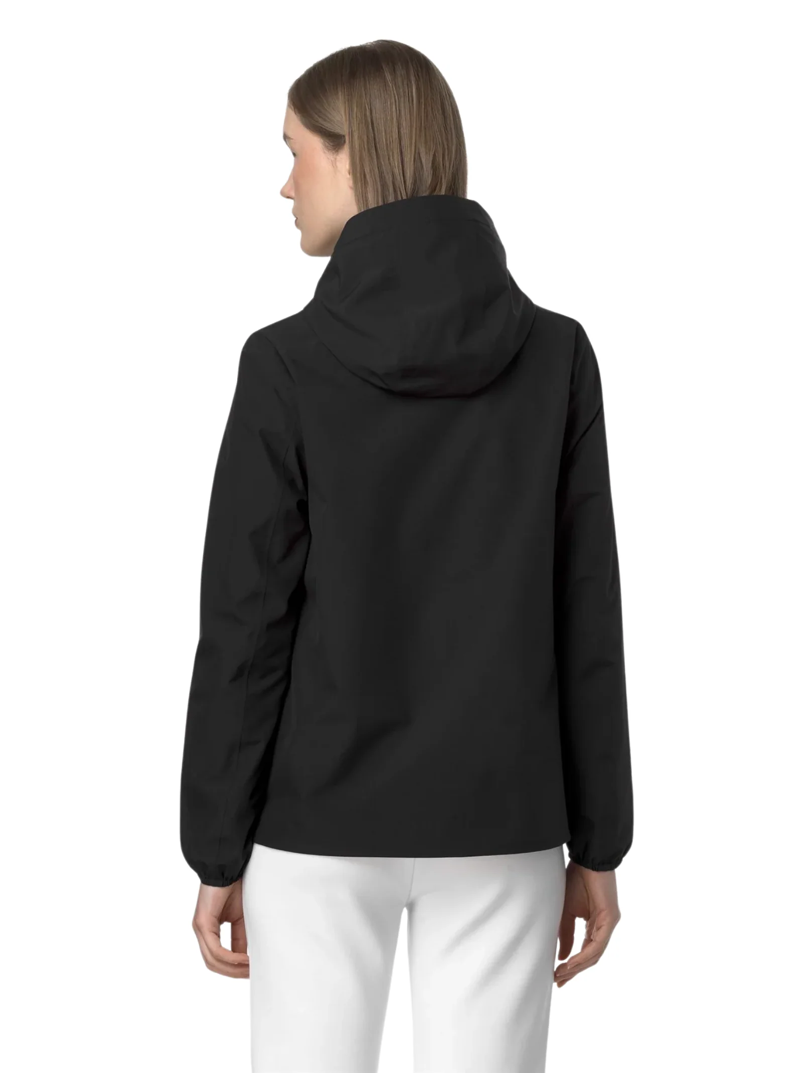 Giubbino "Marguerite Stretch Poly Jersey" K-Way nero - Image 5